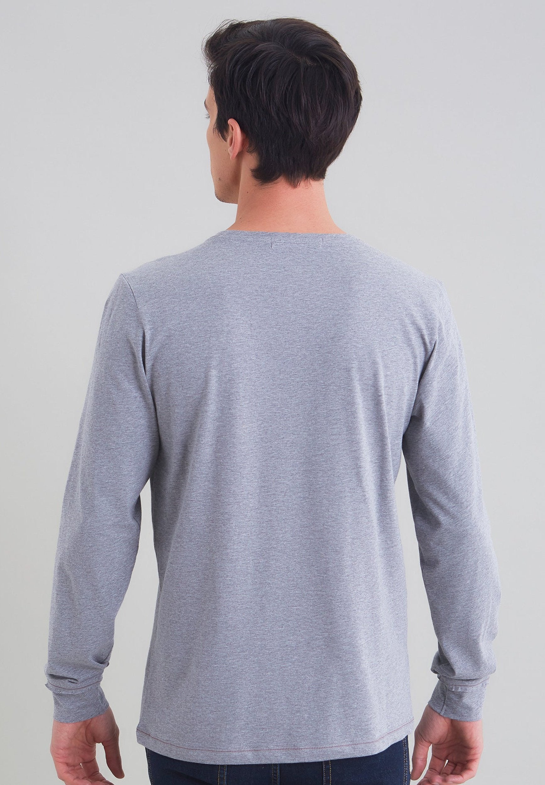 Basic Langarmshirt aus Bio-Baumwolle