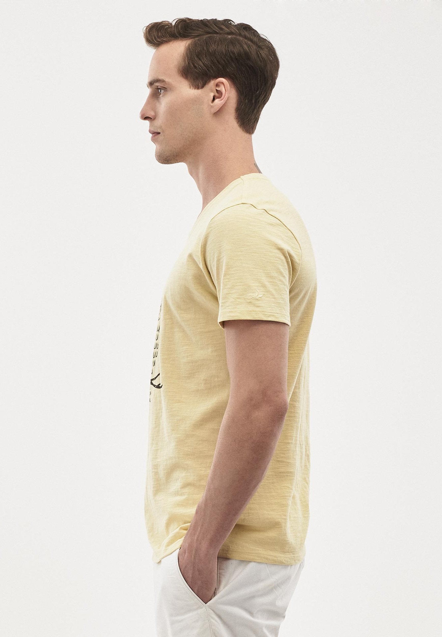 T-Shirt aus Bio-Baumwolle mit Eulen-Druck