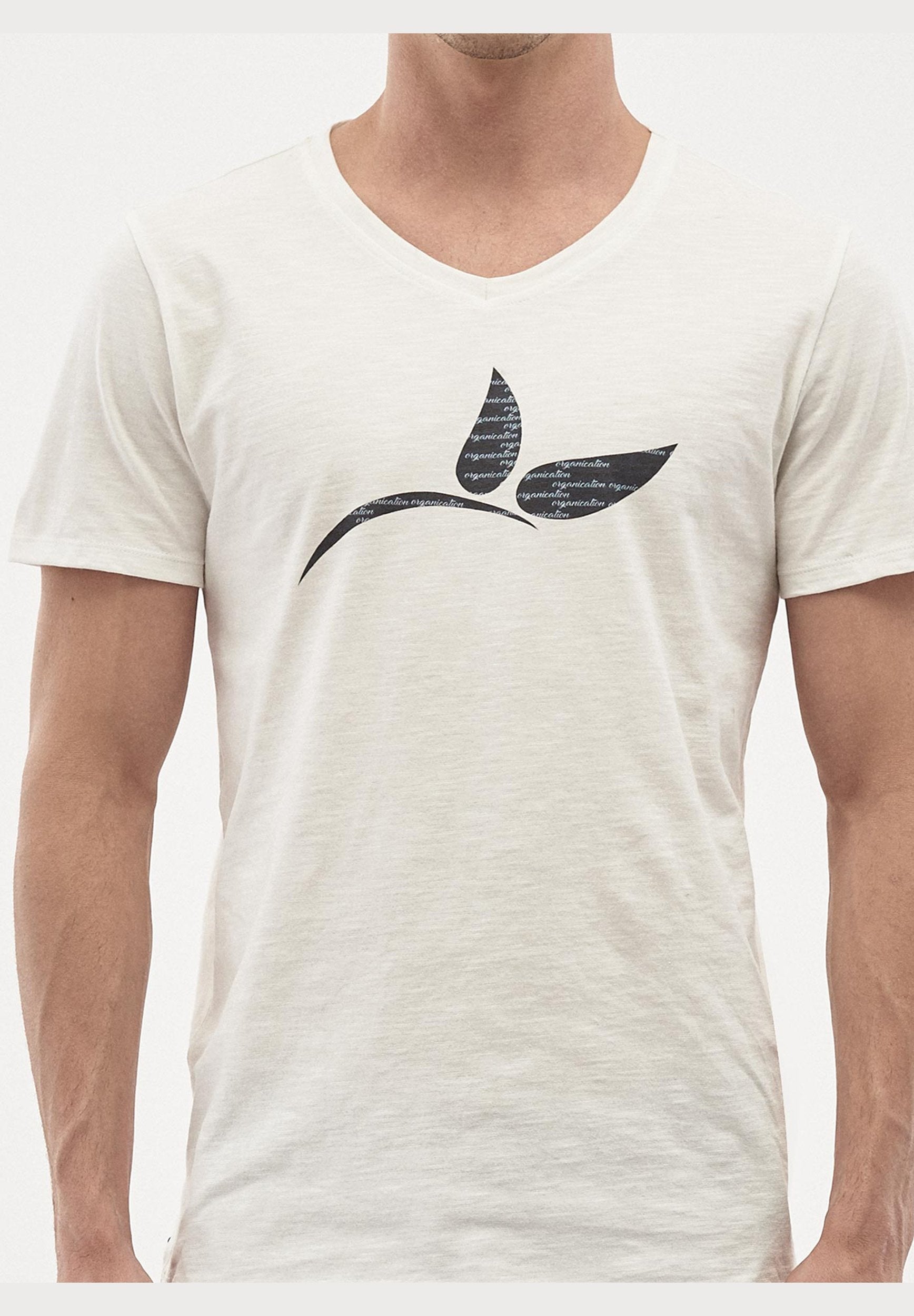 T-Shirt aus Bio-Baumwolle mit Logo-Print