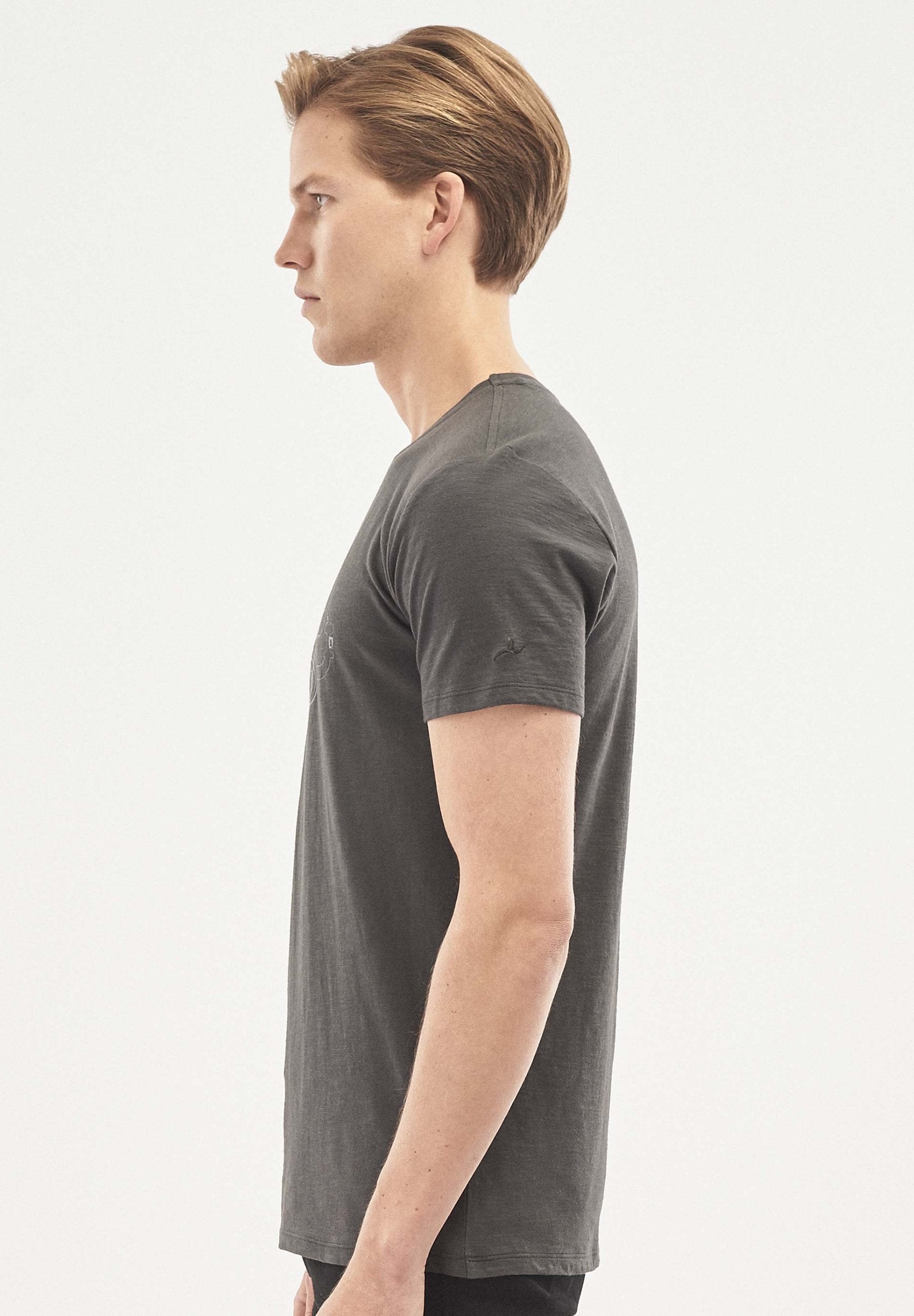T-Shirt aus Bio-Baumwolle mit Camper-Van-Print