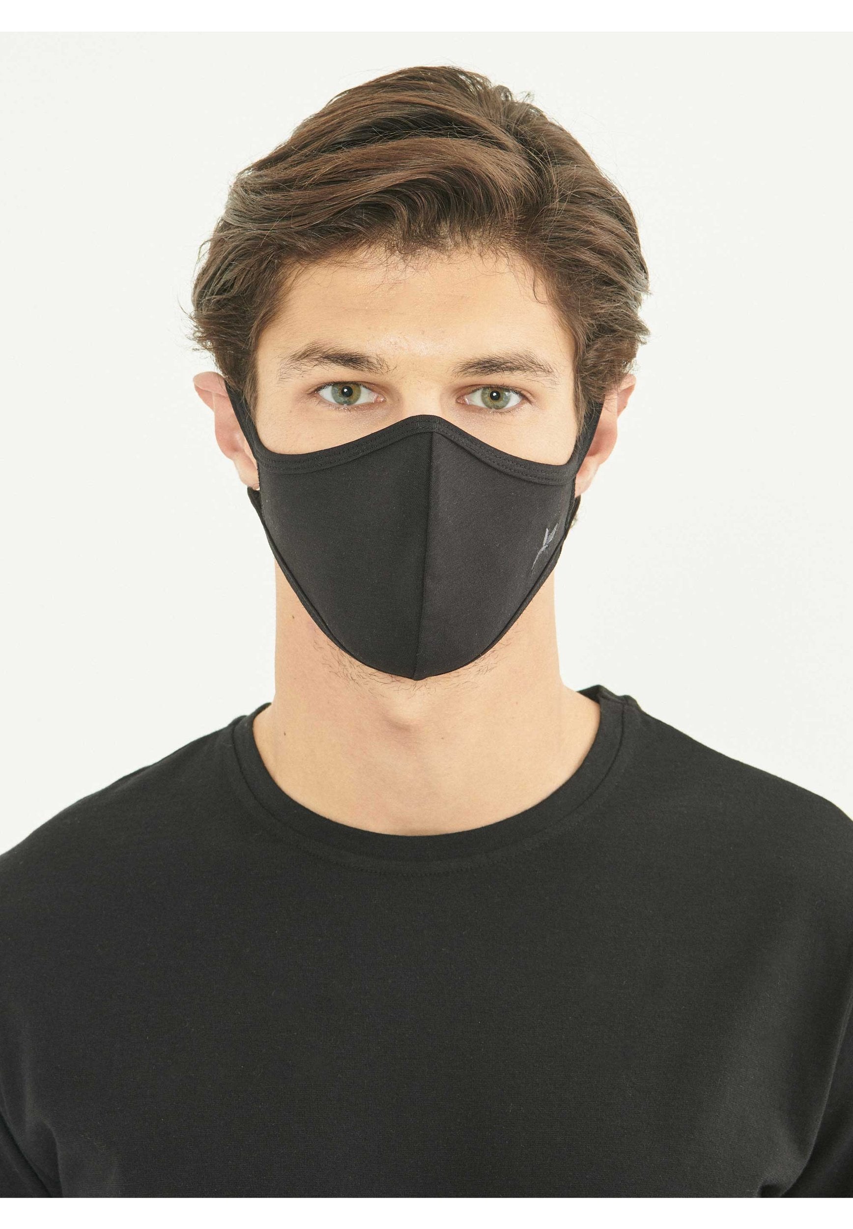 Antibakterielle & Antimikrobielle Behelfs-Mund-Nasen-Maske aus Baumwoll-Mix