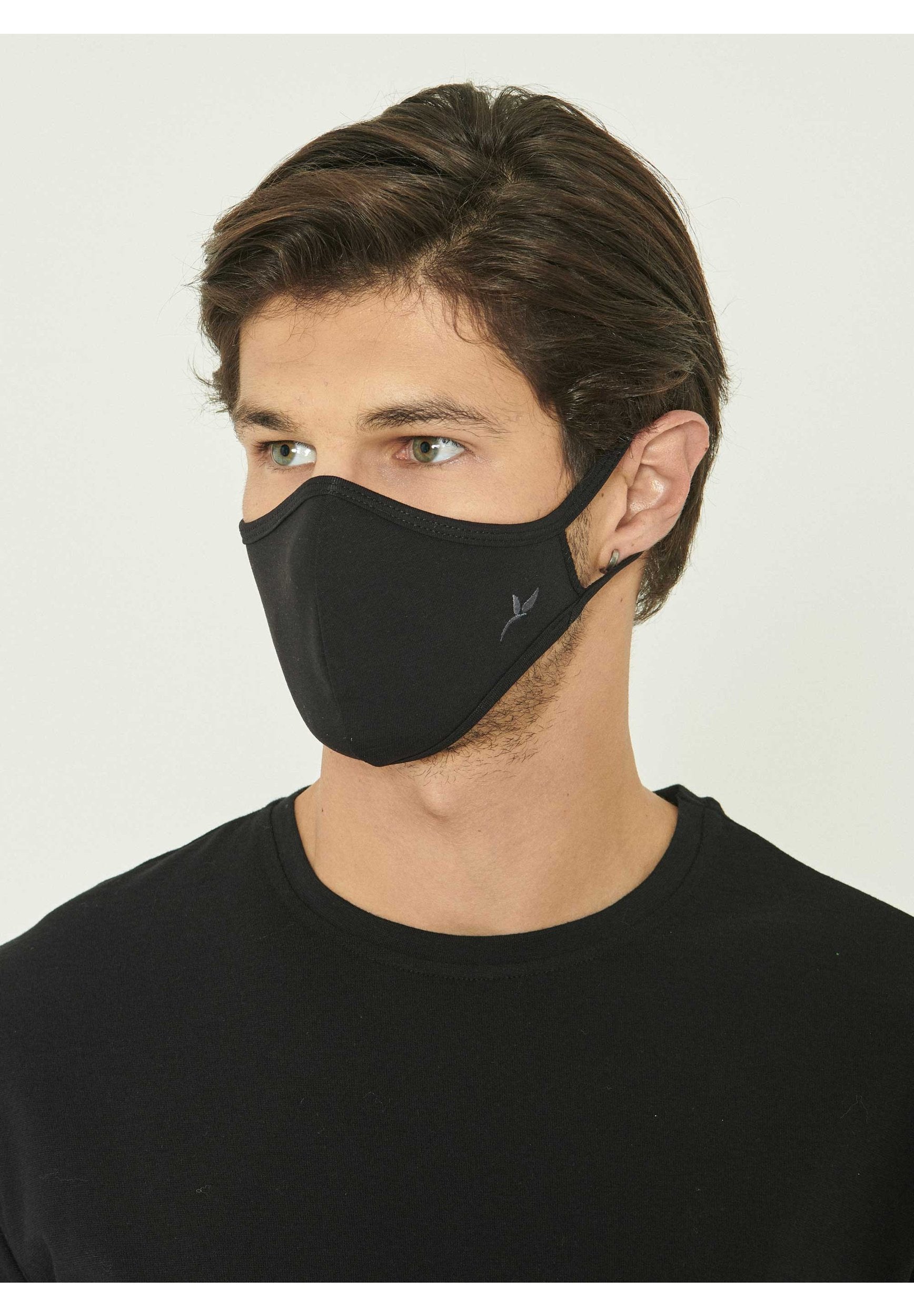 Antibakterielle & Antimikrobielle Behelfs-Mund-Nasen-Maske aus Baumwoll-Mix
