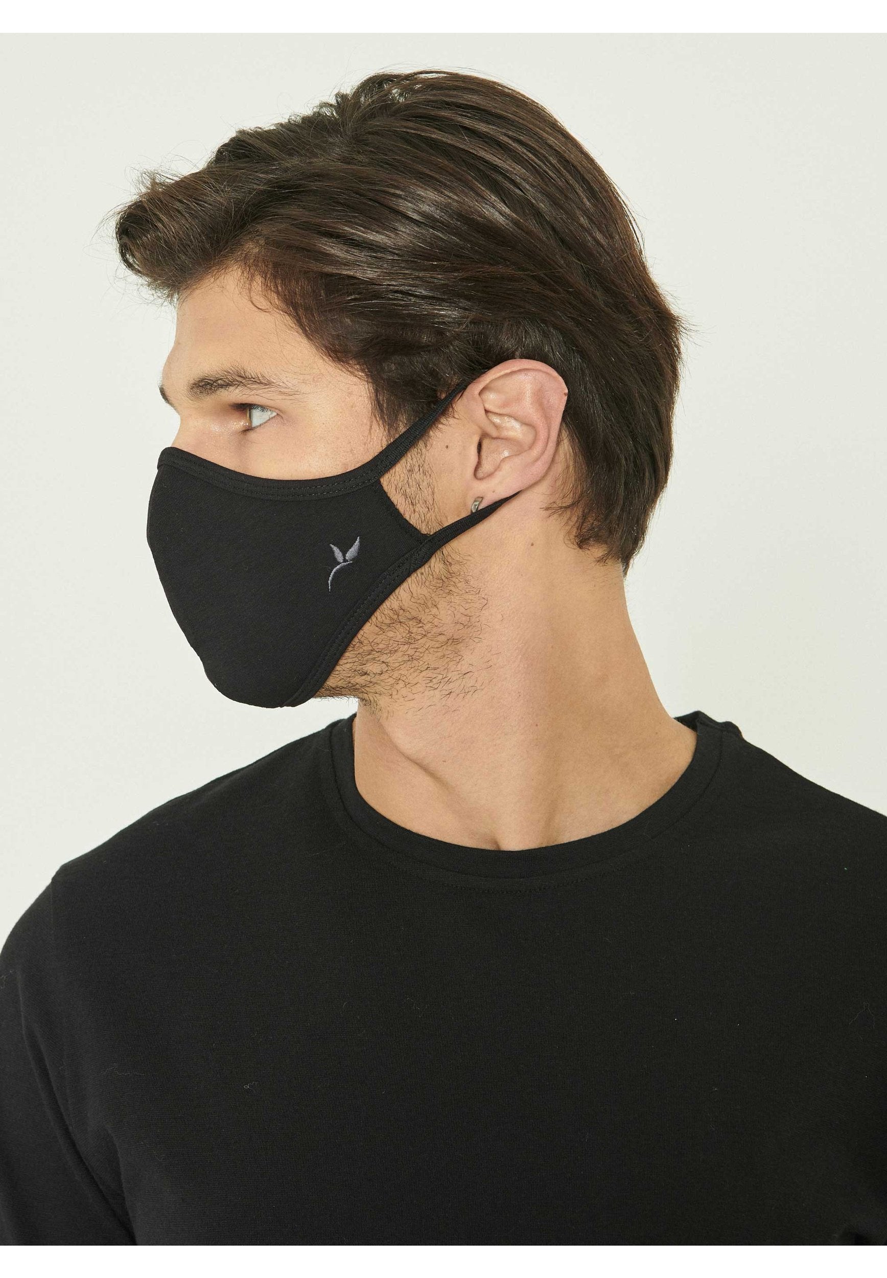 Antibakterielle & Antimikrobielle Behelfs-Mund-Nasen-Maske aus Baumwoll-Mix