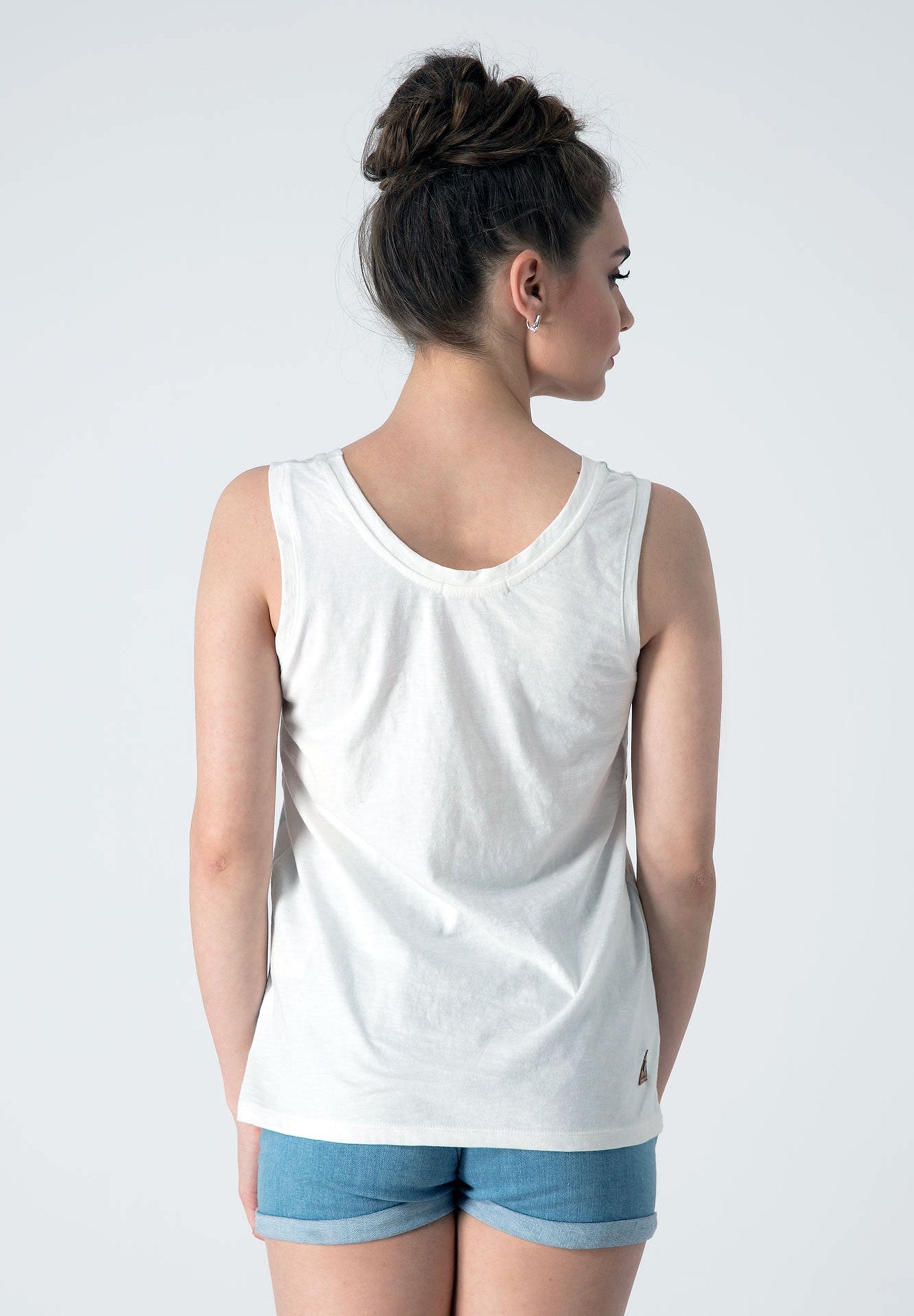 Tank Top aus Bio-Baumwolle mit Print