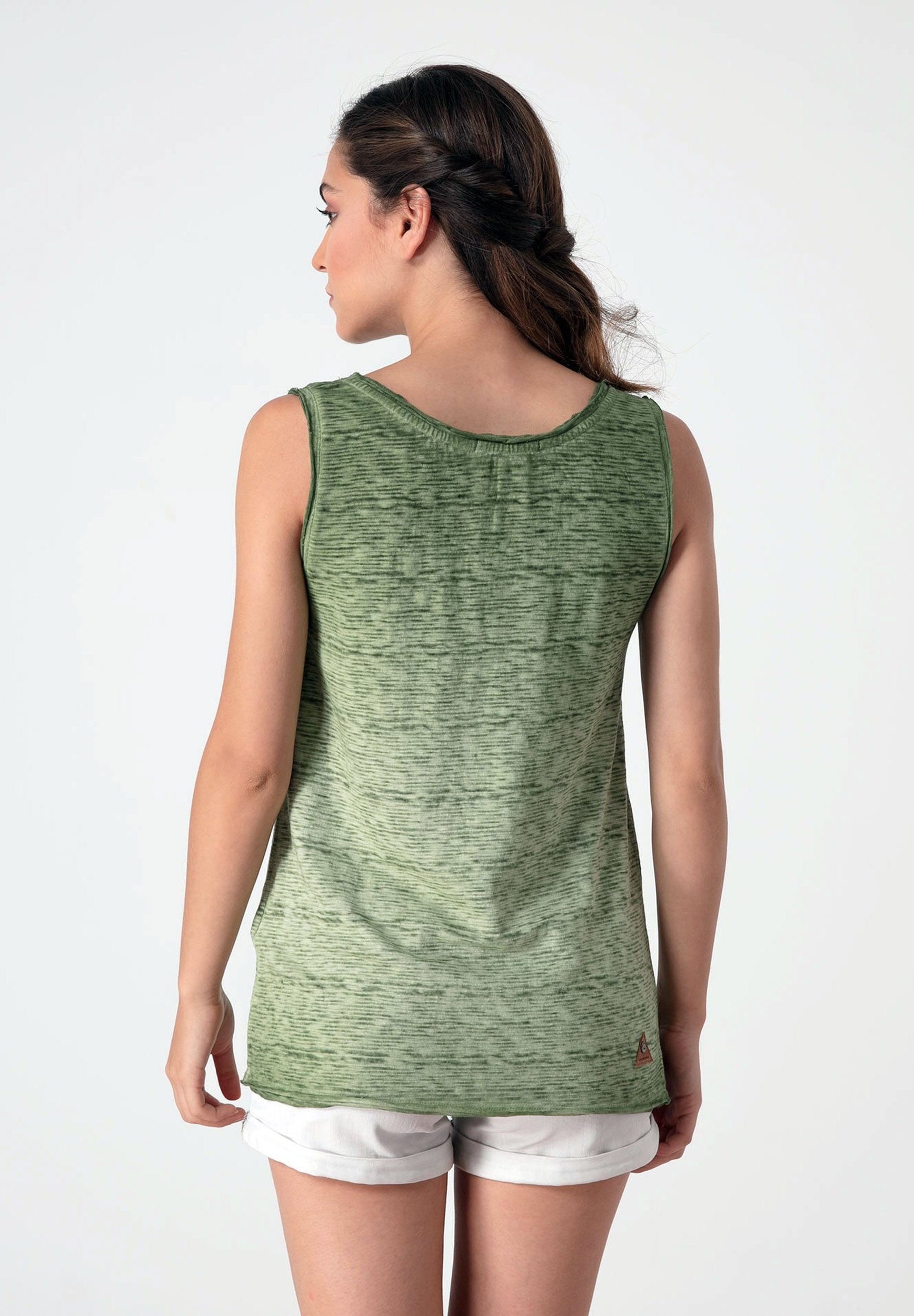 Tank-Top aus Bio-Baumwolle mit Brusttasche