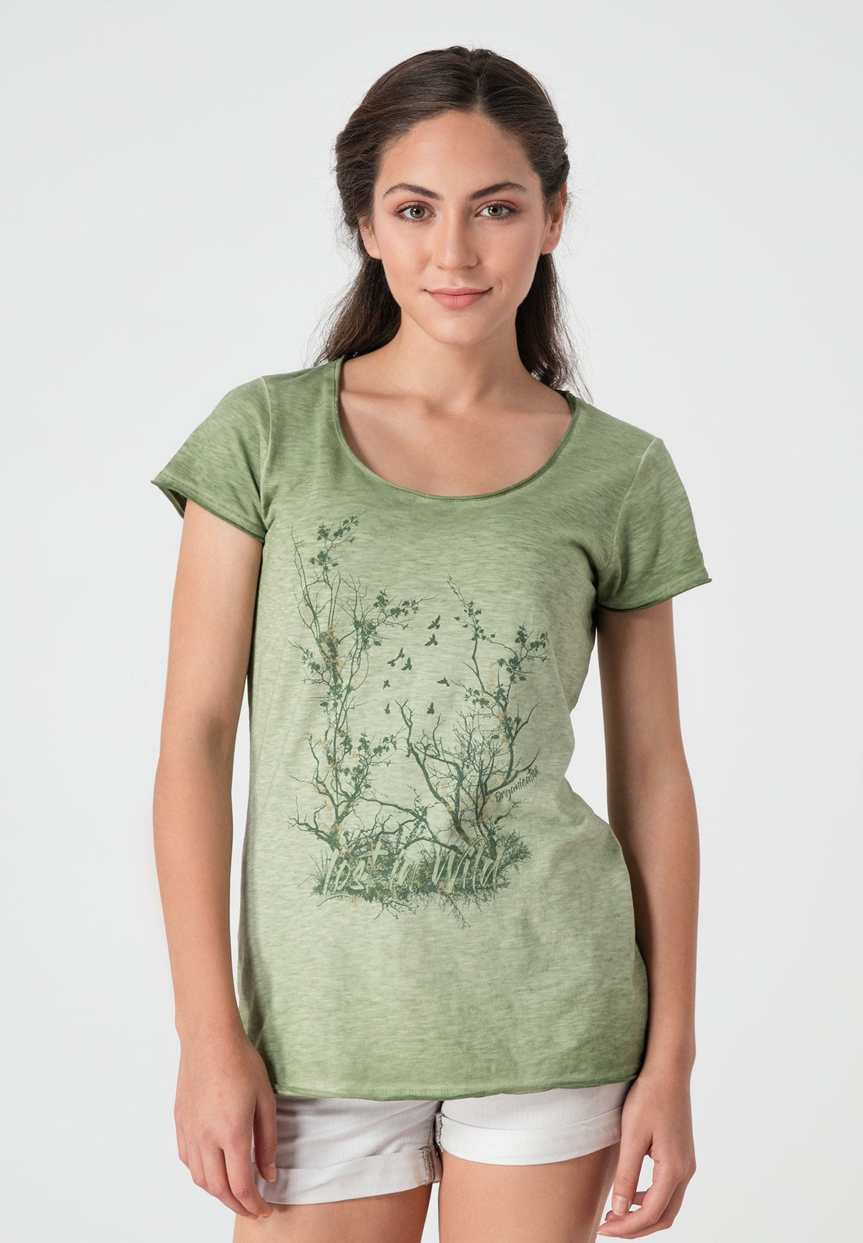 Bedrucktes T-Shirt aus Bio-Baumwolle