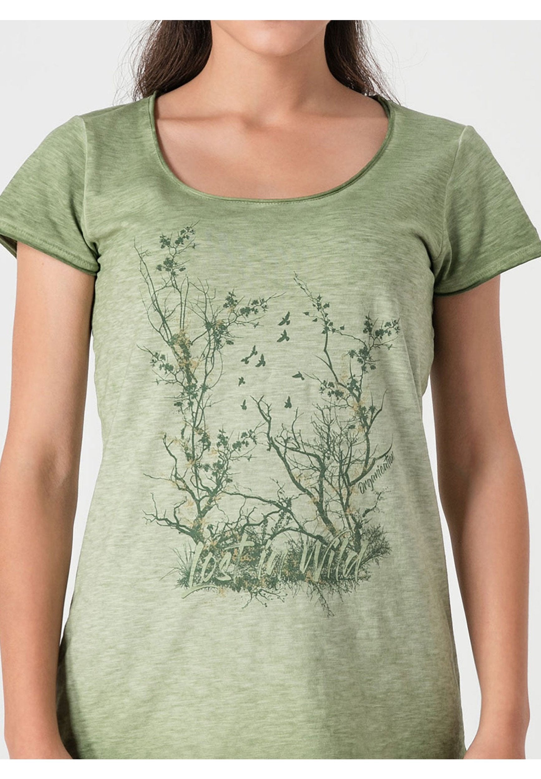 Bedrucktes T-Shirt aus Bio-Baumwolle