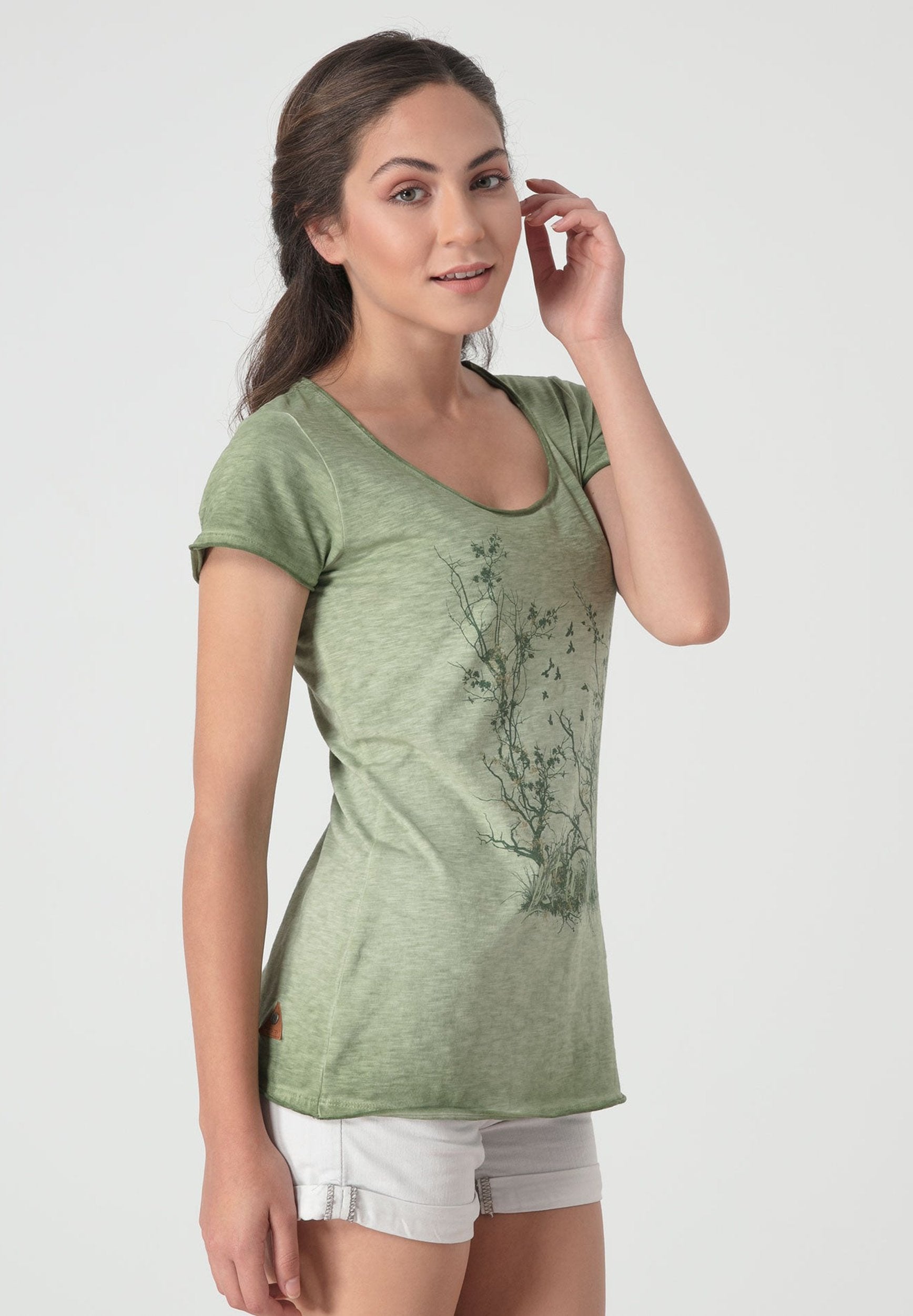 Bedrucktes T-Shirt aus Bio-Baumwolle