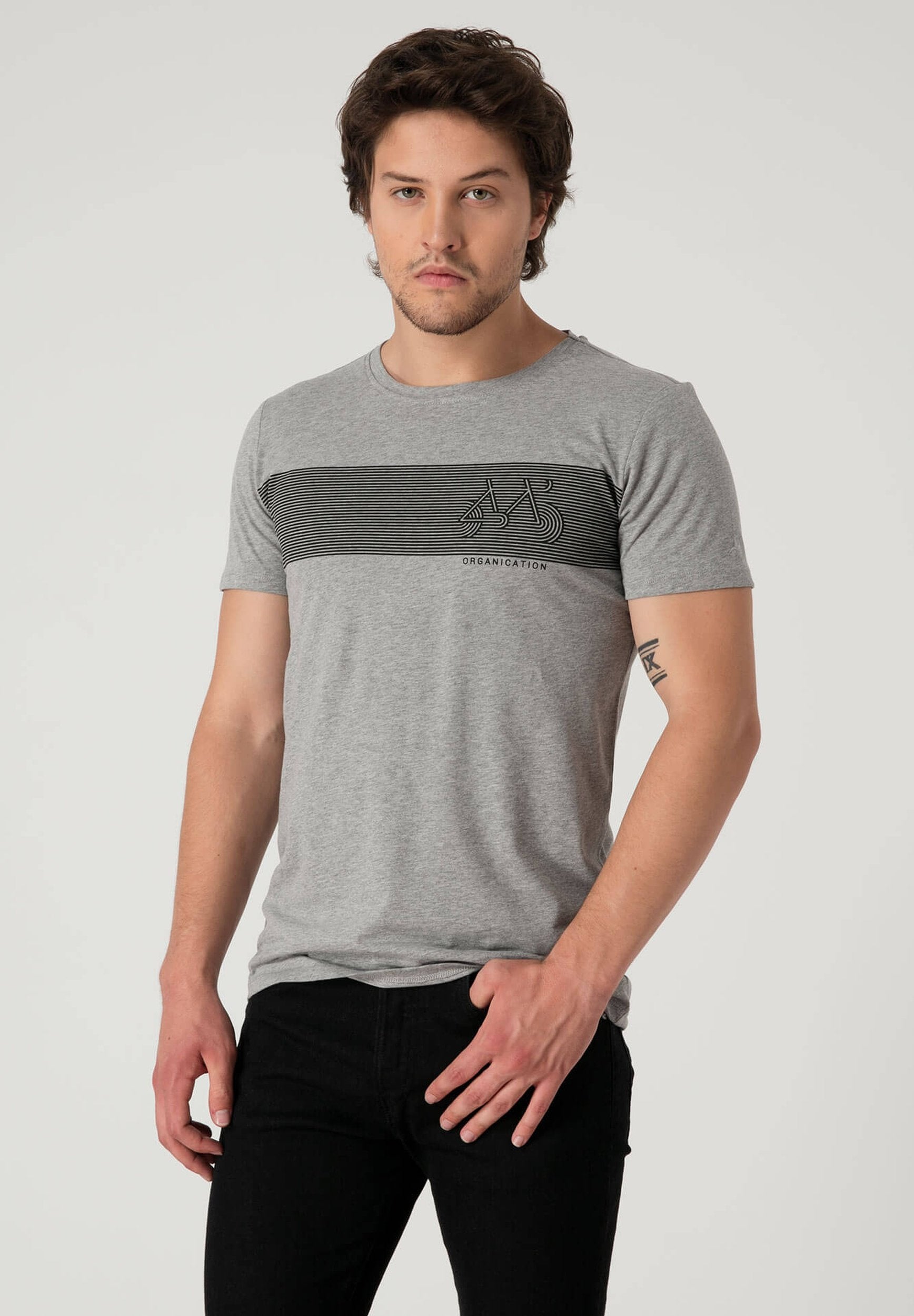 Fahrrad Bedrucktes T-Shirt aus Bio-Baumwolle