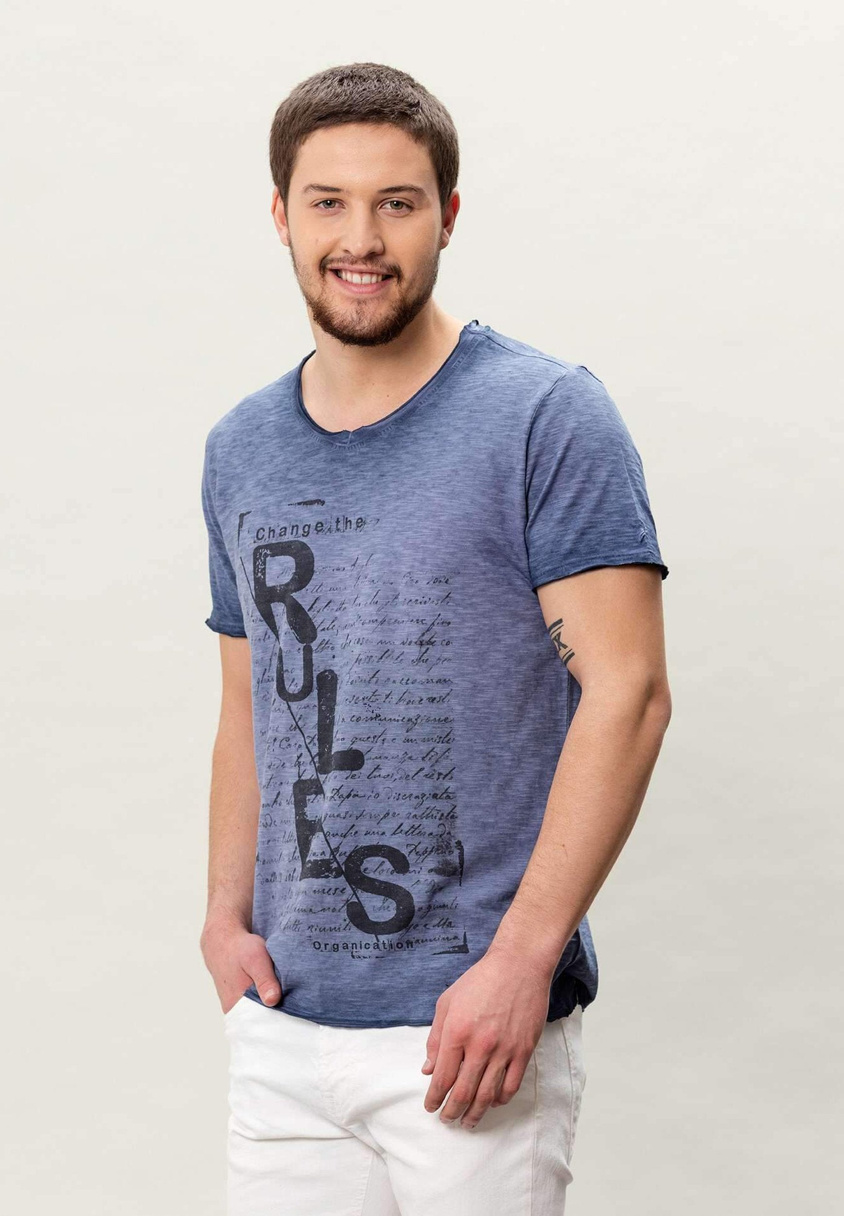 Garment Dyed T-Shirt aus Bio-Baumwolle