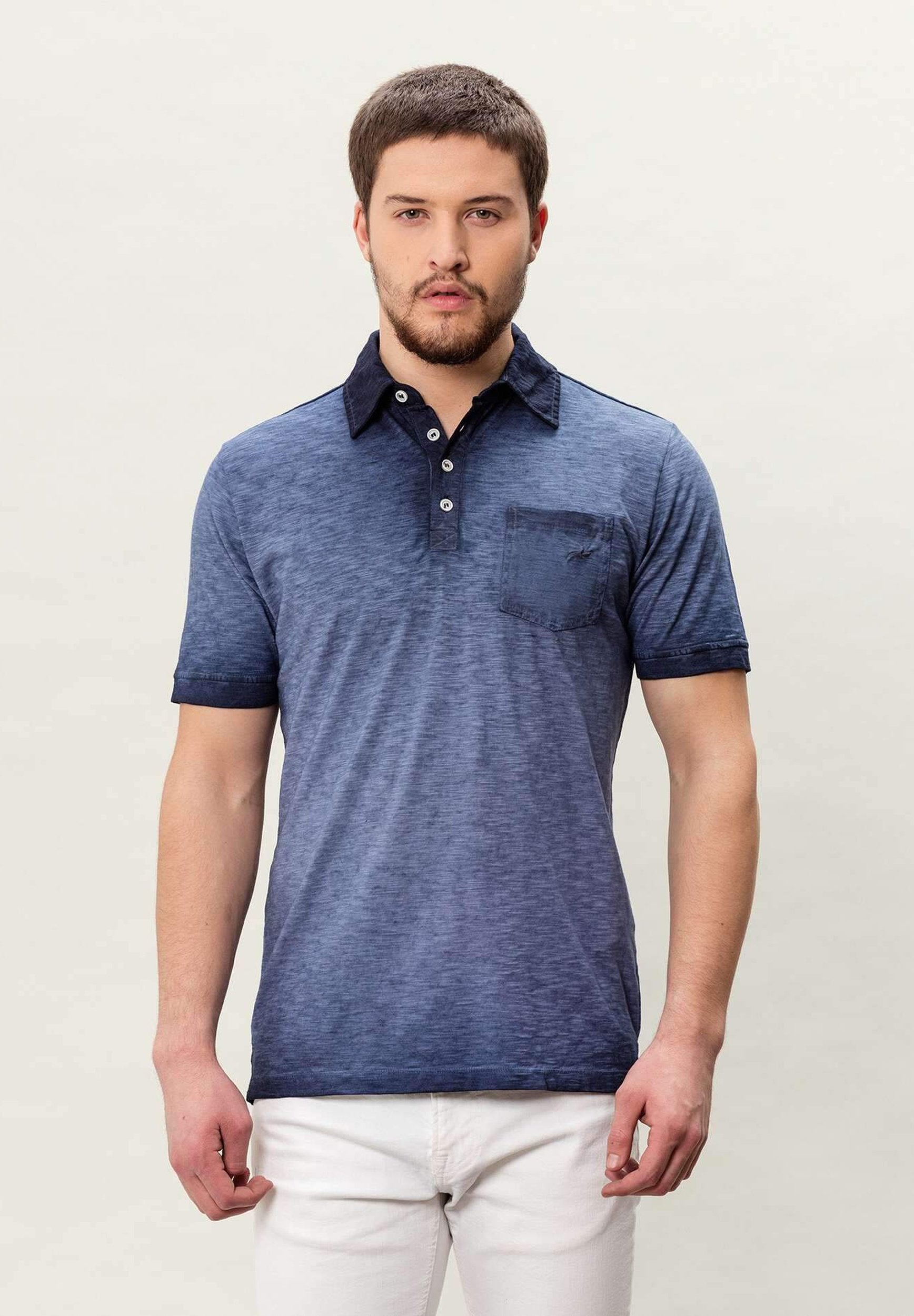 Herren Fair Trade Poloshirt aus Bio-Baumwolle MOR3173 Indigo