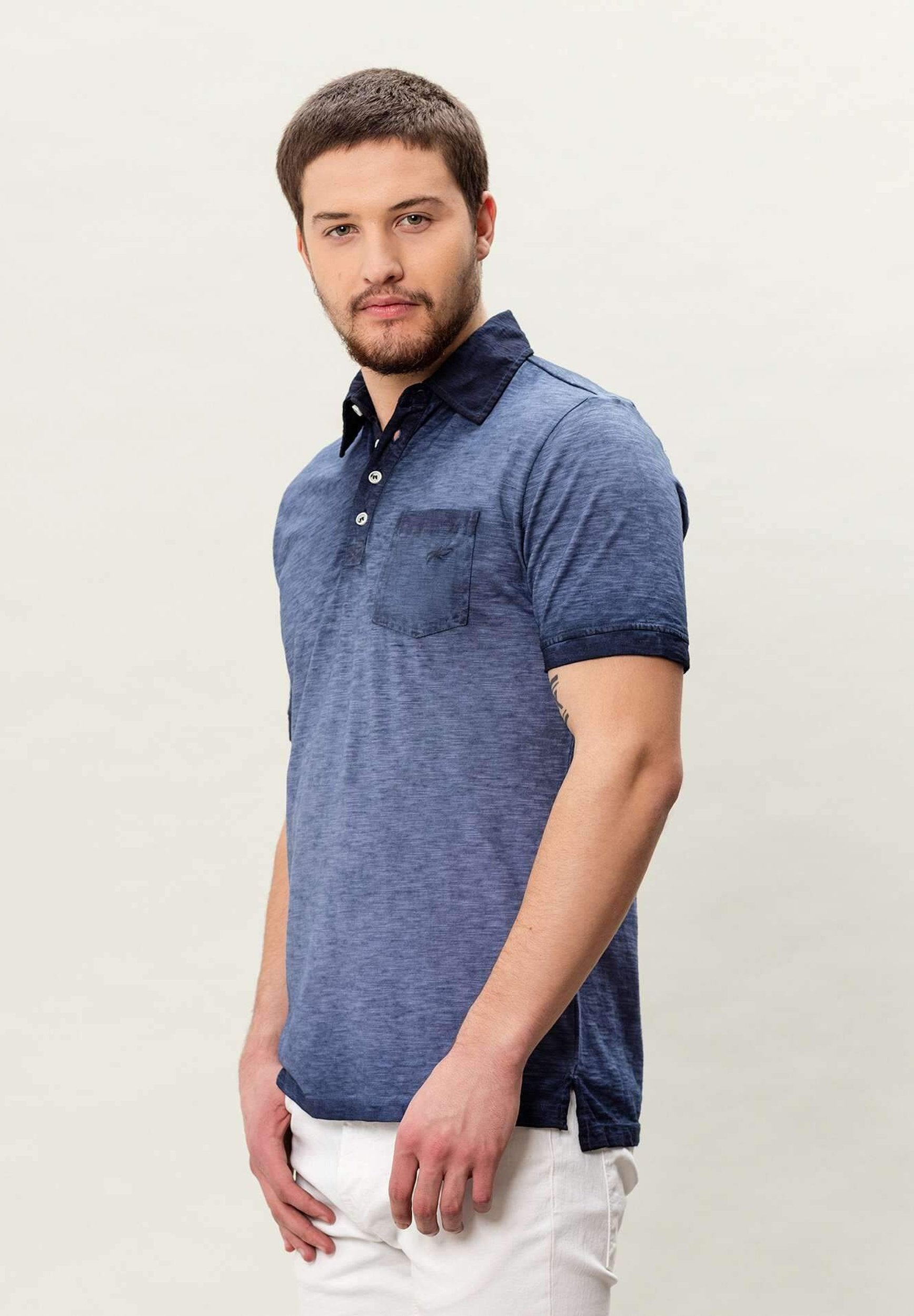 Garment Dyed Poloshirt aus Bio-Baumwolle
