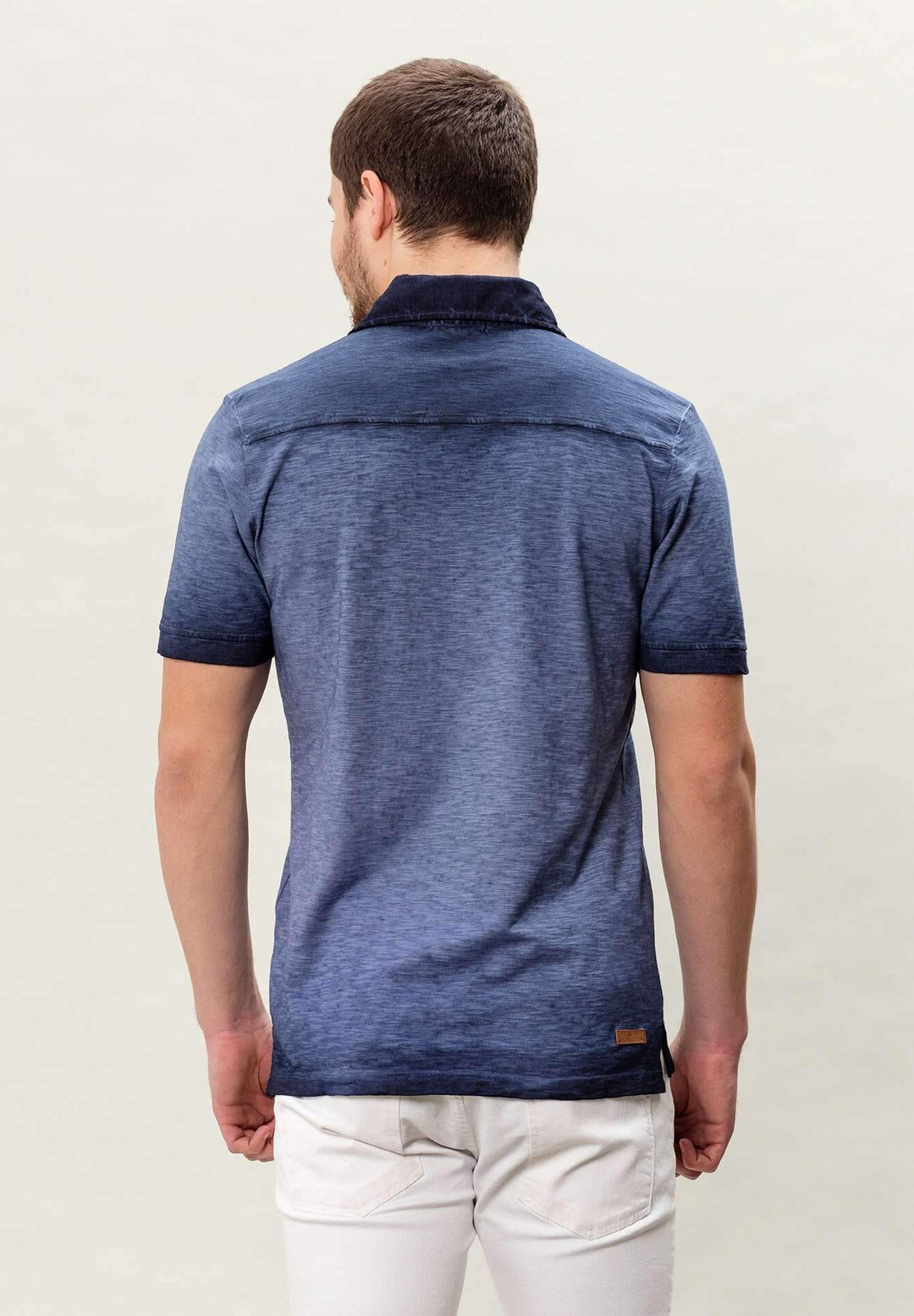 Garment Dyed Poloshirt aus Bio-Baumwolle