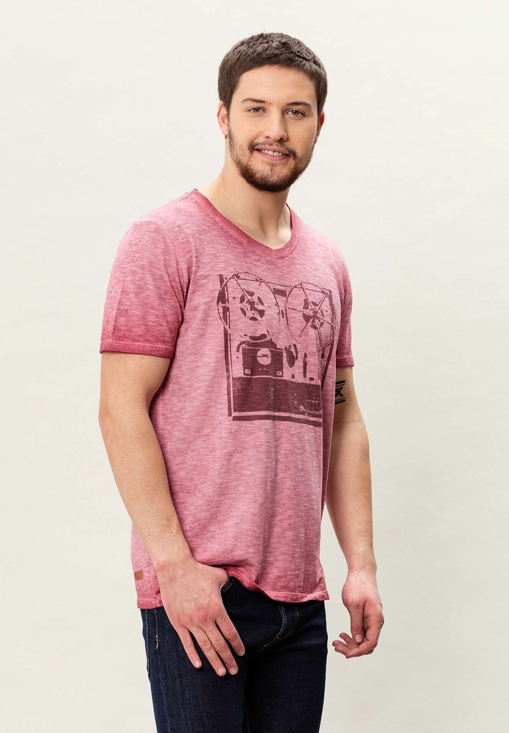 Garment Dyed T-Shirt aus Bio-Baumwolle