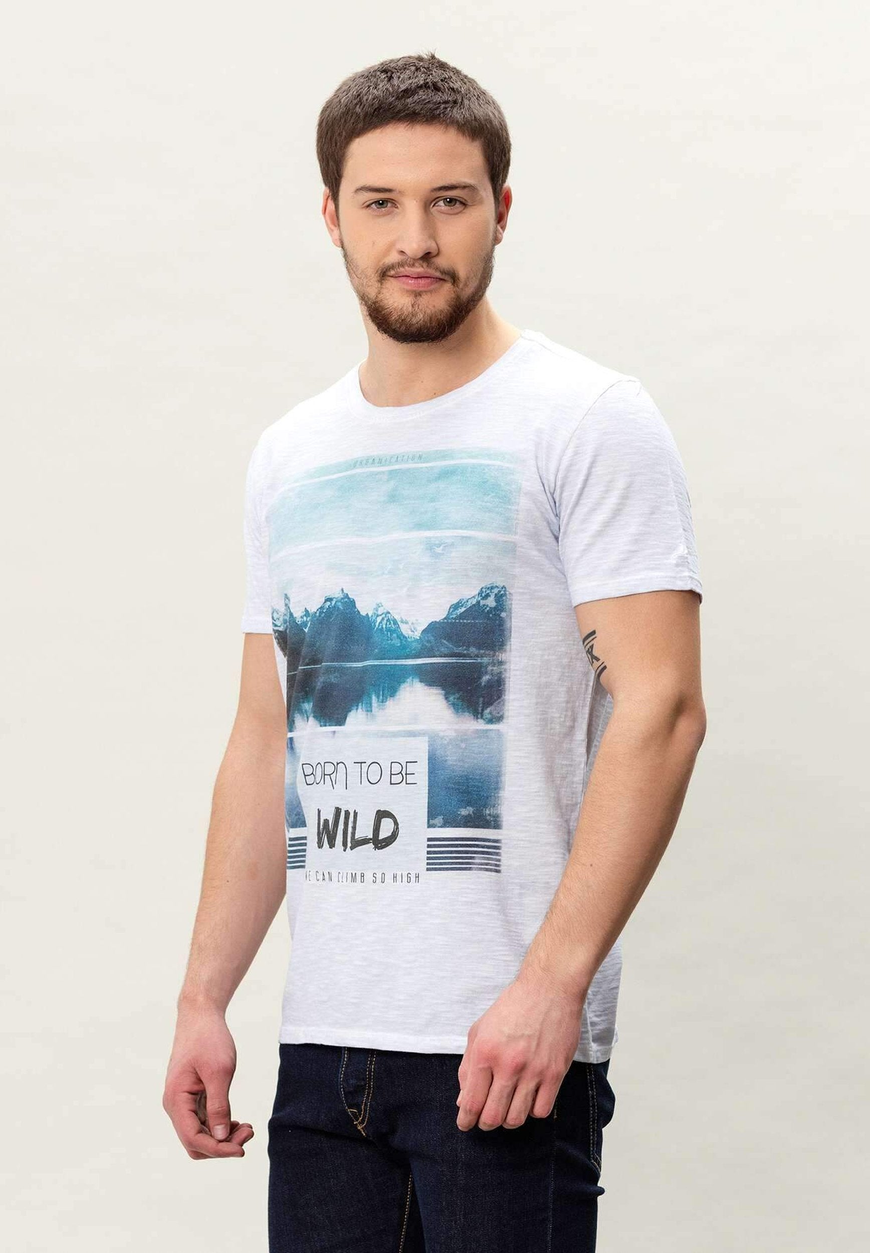 Garment Dyed T-Shirt aus Bio-Baumwolle