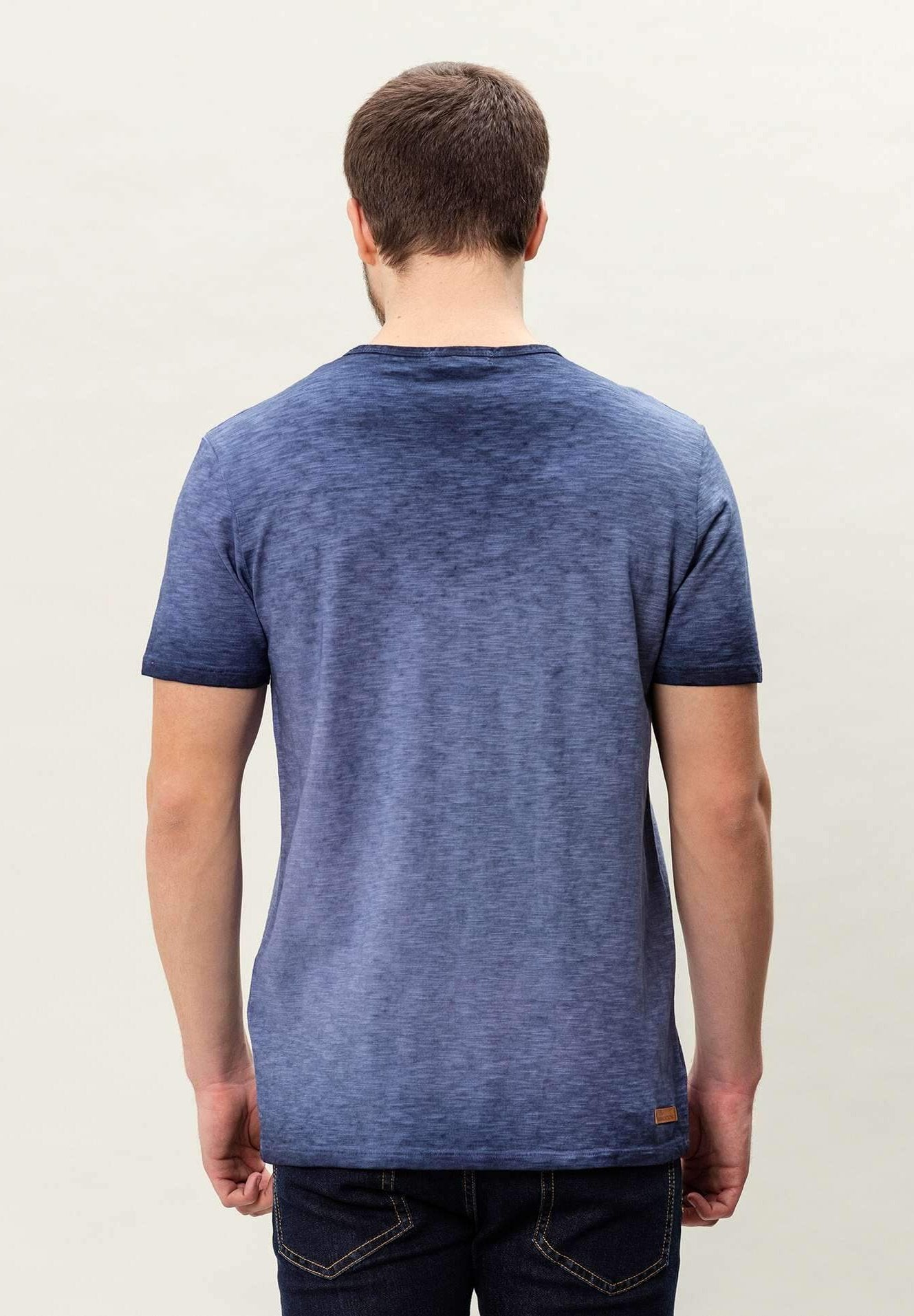 Henleyshirt aus Bio-Baumwolle mit Brusttasche