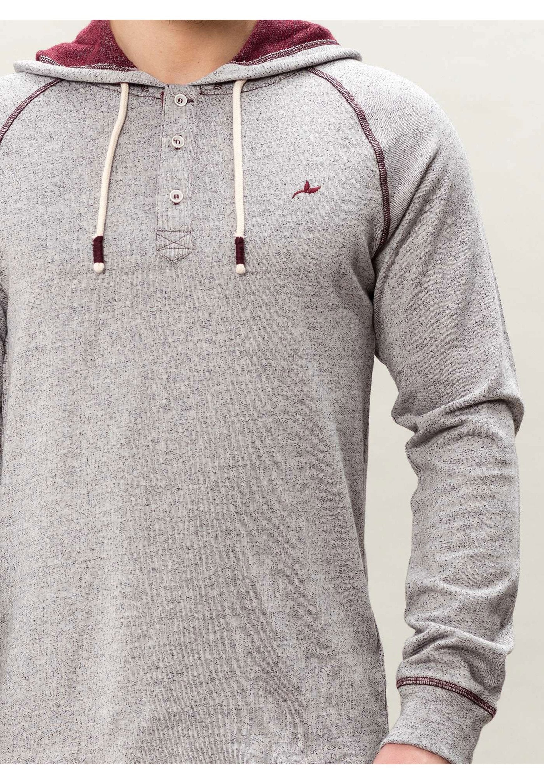 Garn Gefärbter Hoodie aus Bio-Baumwolle