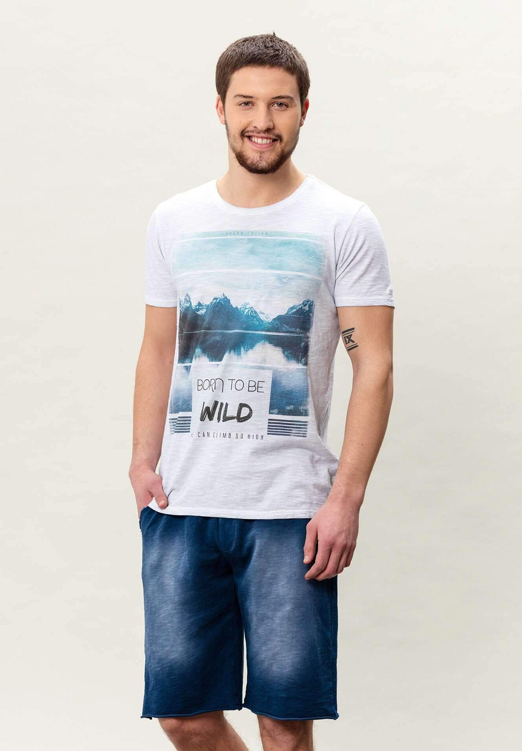 Garment Dyed T-Shirt aus Bio-Baumwolle