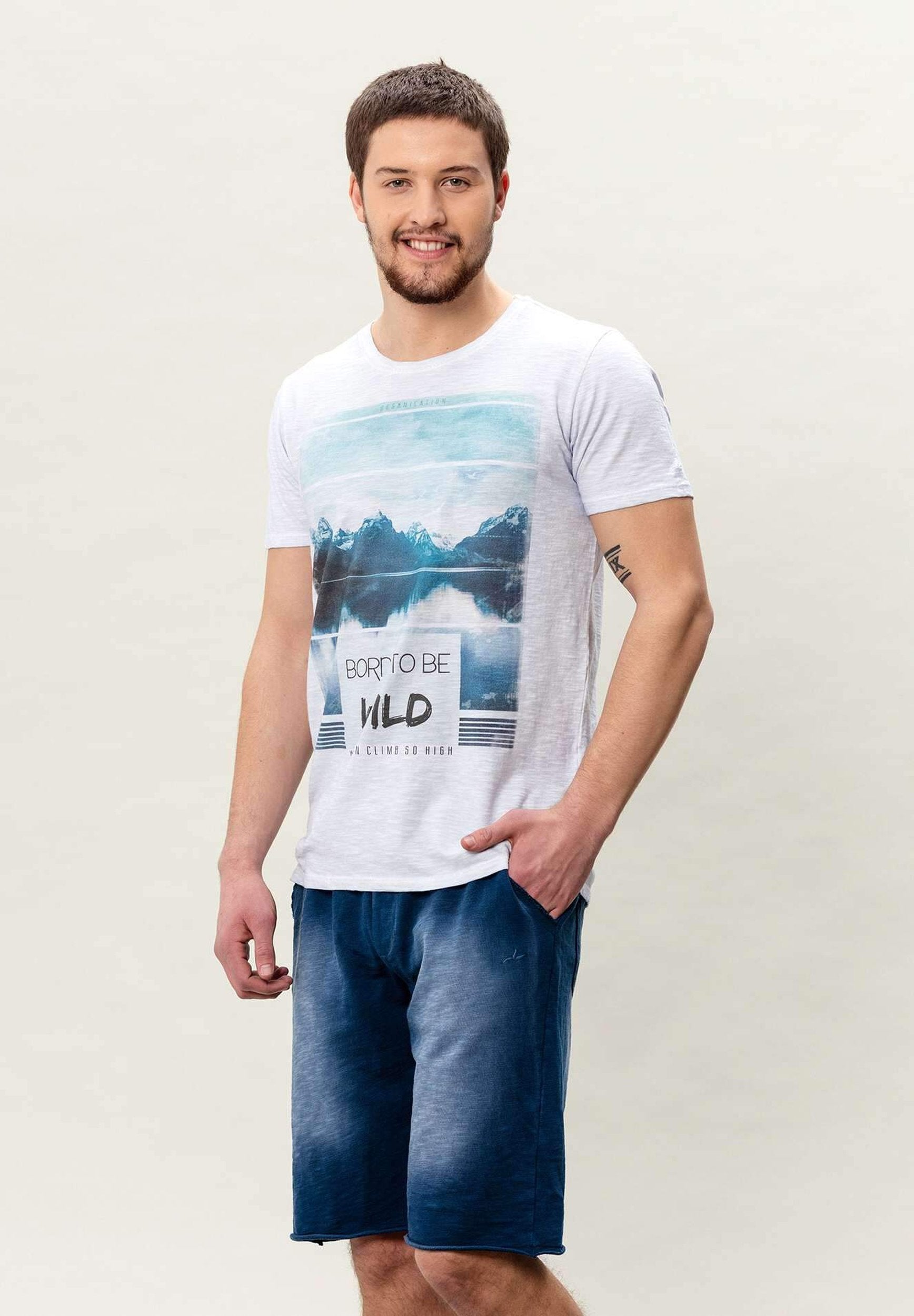 Garment Dyed T-Shirt aus Bio-Baumwolle