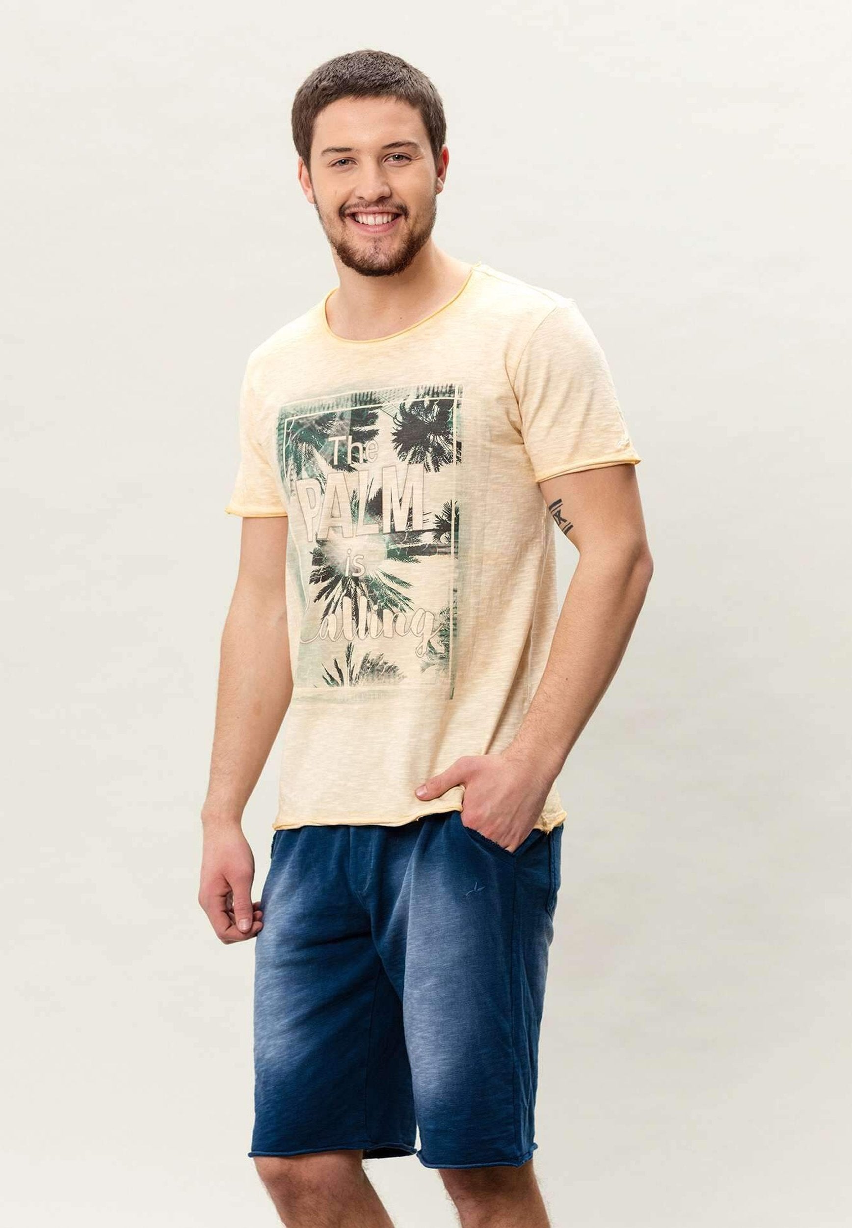 Garment Dyed T-Shirt aus Bio-Baumwolle