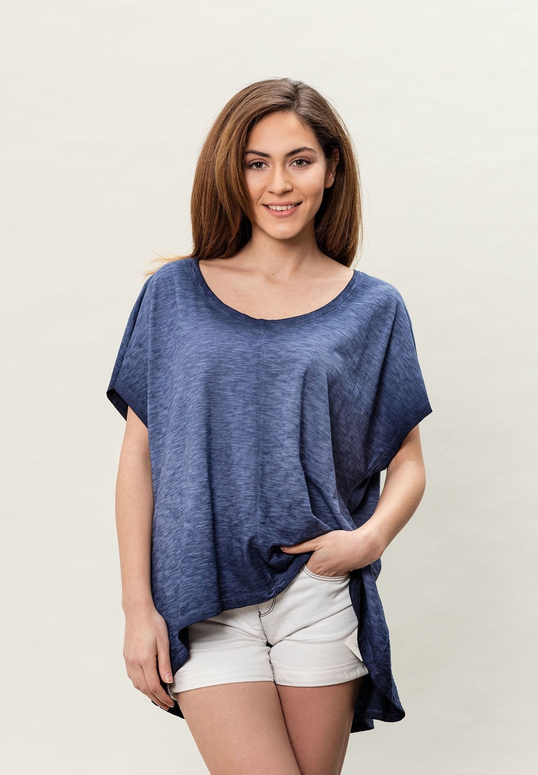 Damen Cold Pigment Dyed T-Shirt aus Bio-Baumwolle
