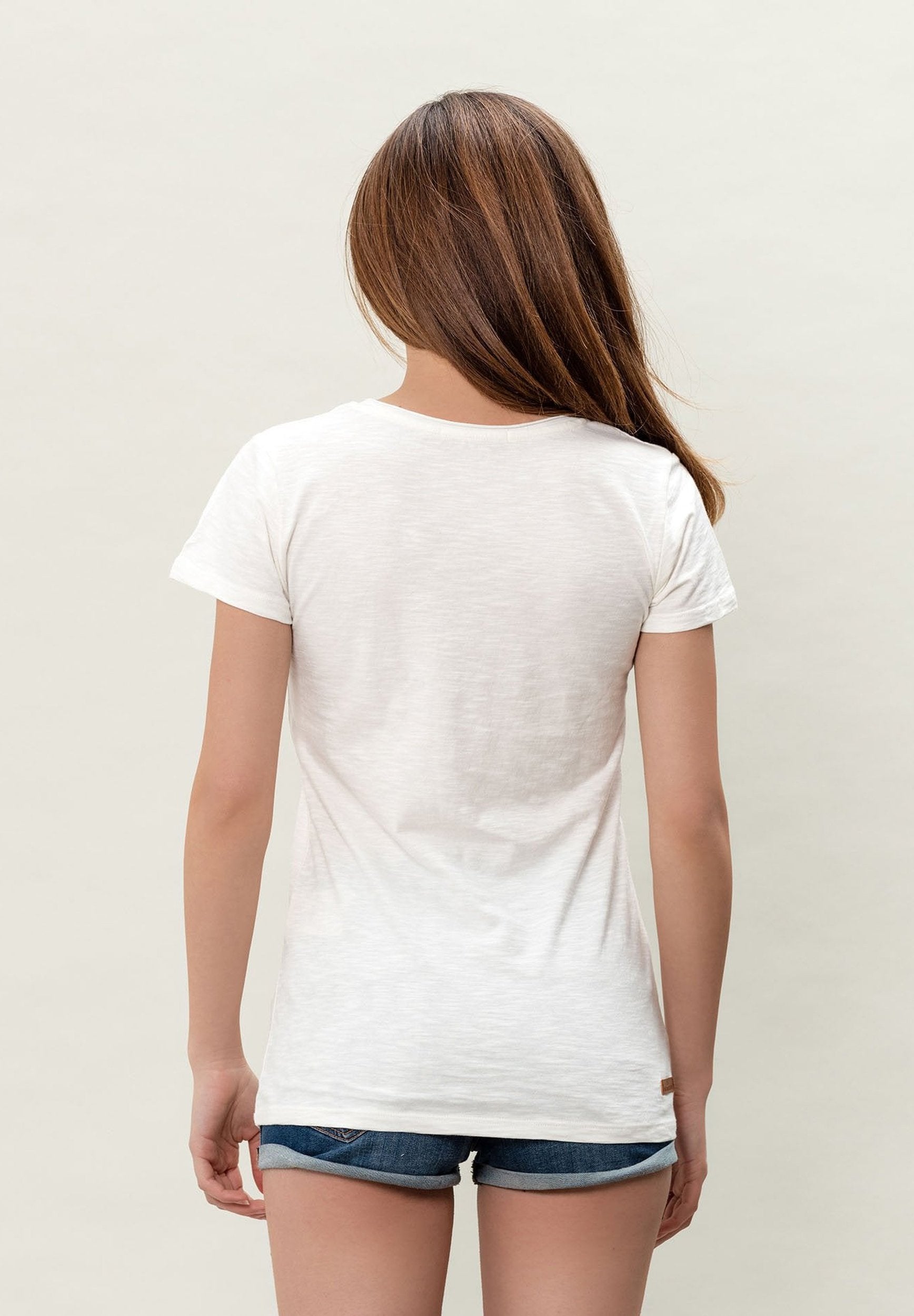 T-Shirt aus Bio-Baumwolle mit Brusttasche