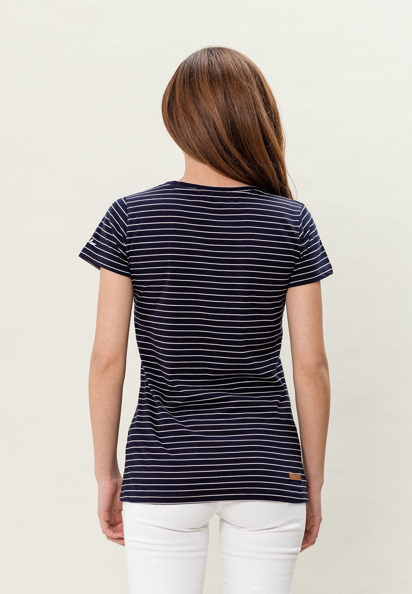 Gestreiftes T-Shirt aus Bio-Baumwolle