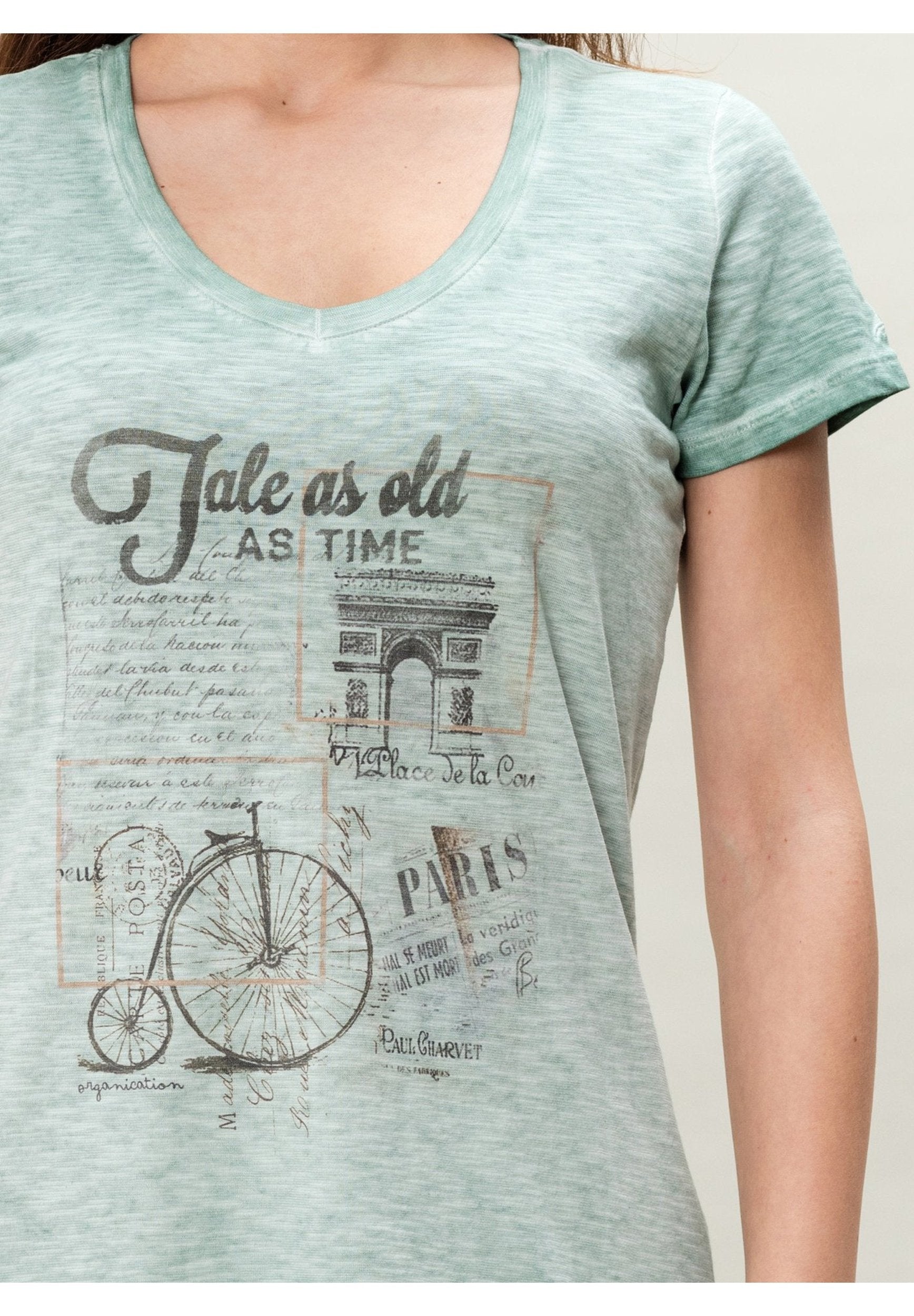 Damen Cold Pigment Dyed T-Shirt aus Bio-Baumwolle