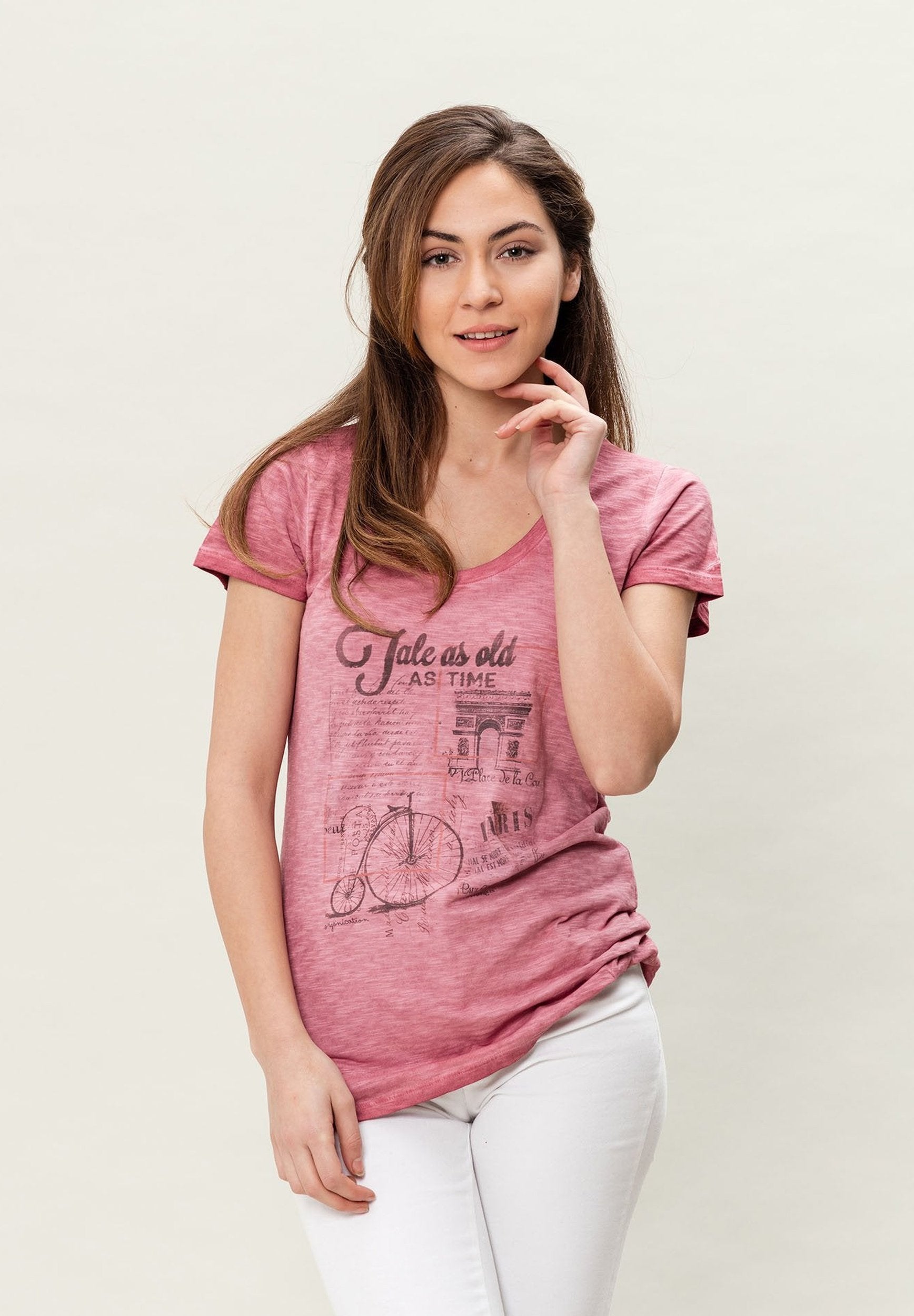 Damen Cold Pigment Dyed T-Shirt aus Bio-Baumwolle