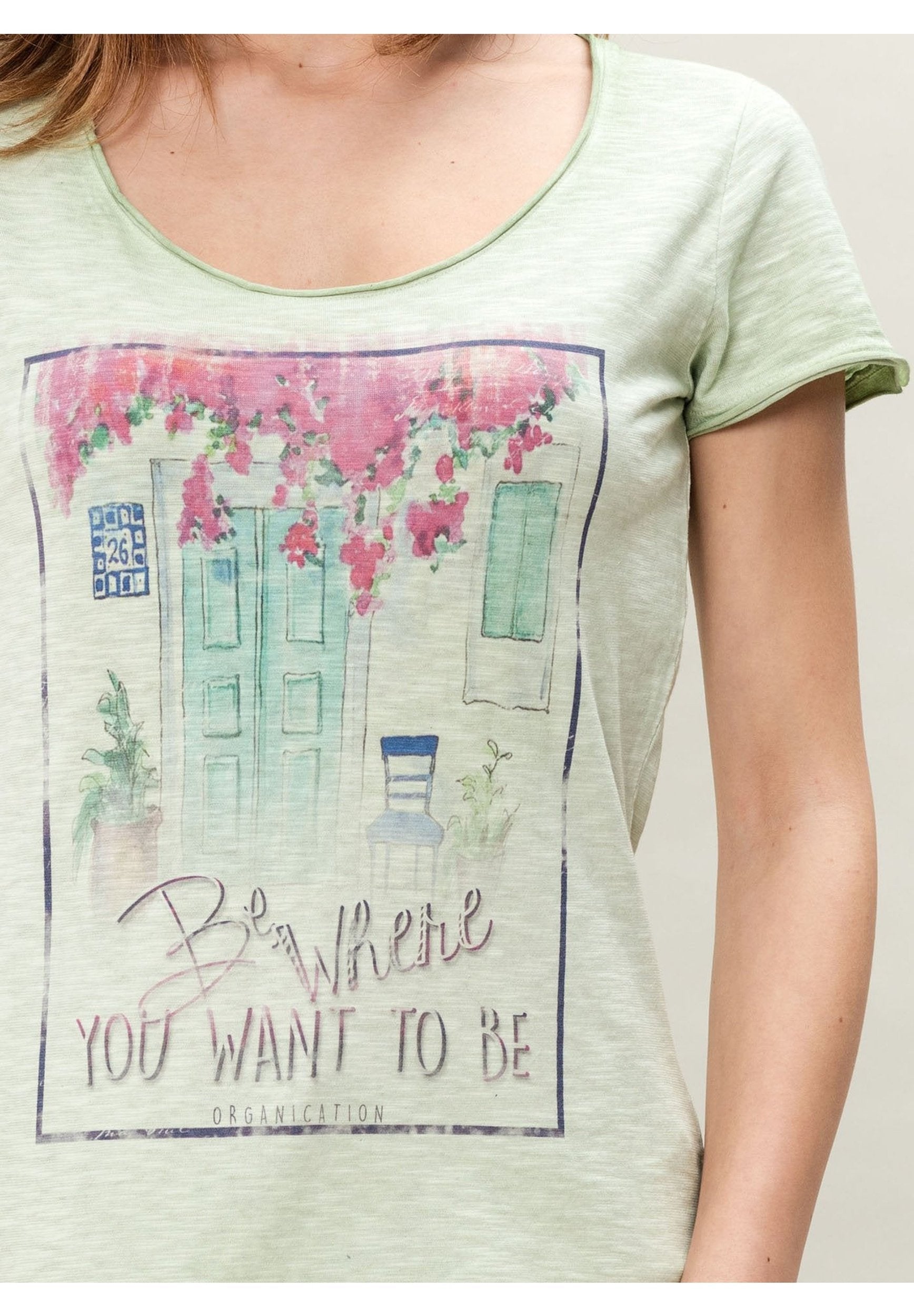 Damen Cold Pigment Dyed T-Shirt aus Bio-Baumwolle
