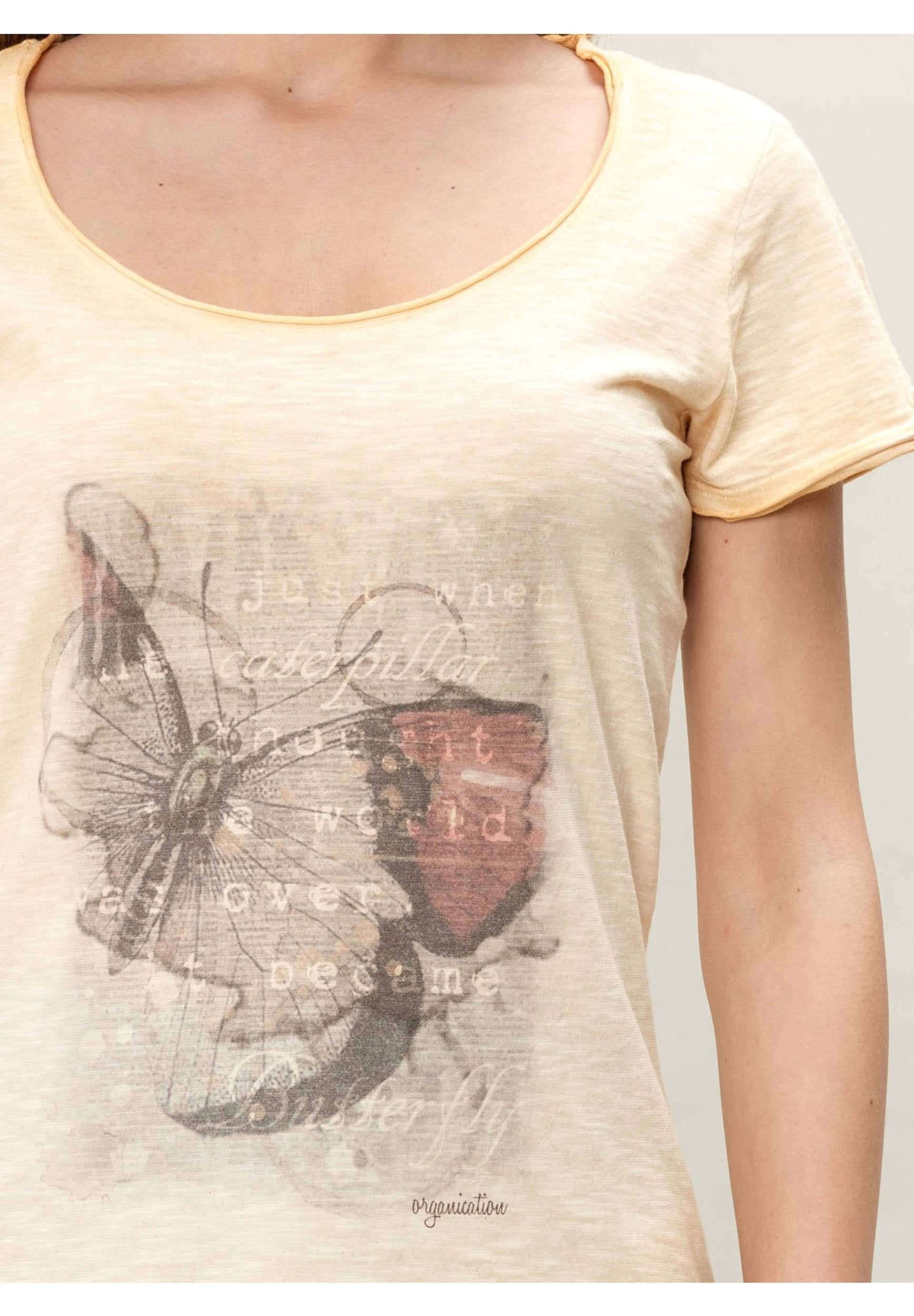 Damen Cold Pigment Dyed T-Shirt aus Bio-Baumwolle