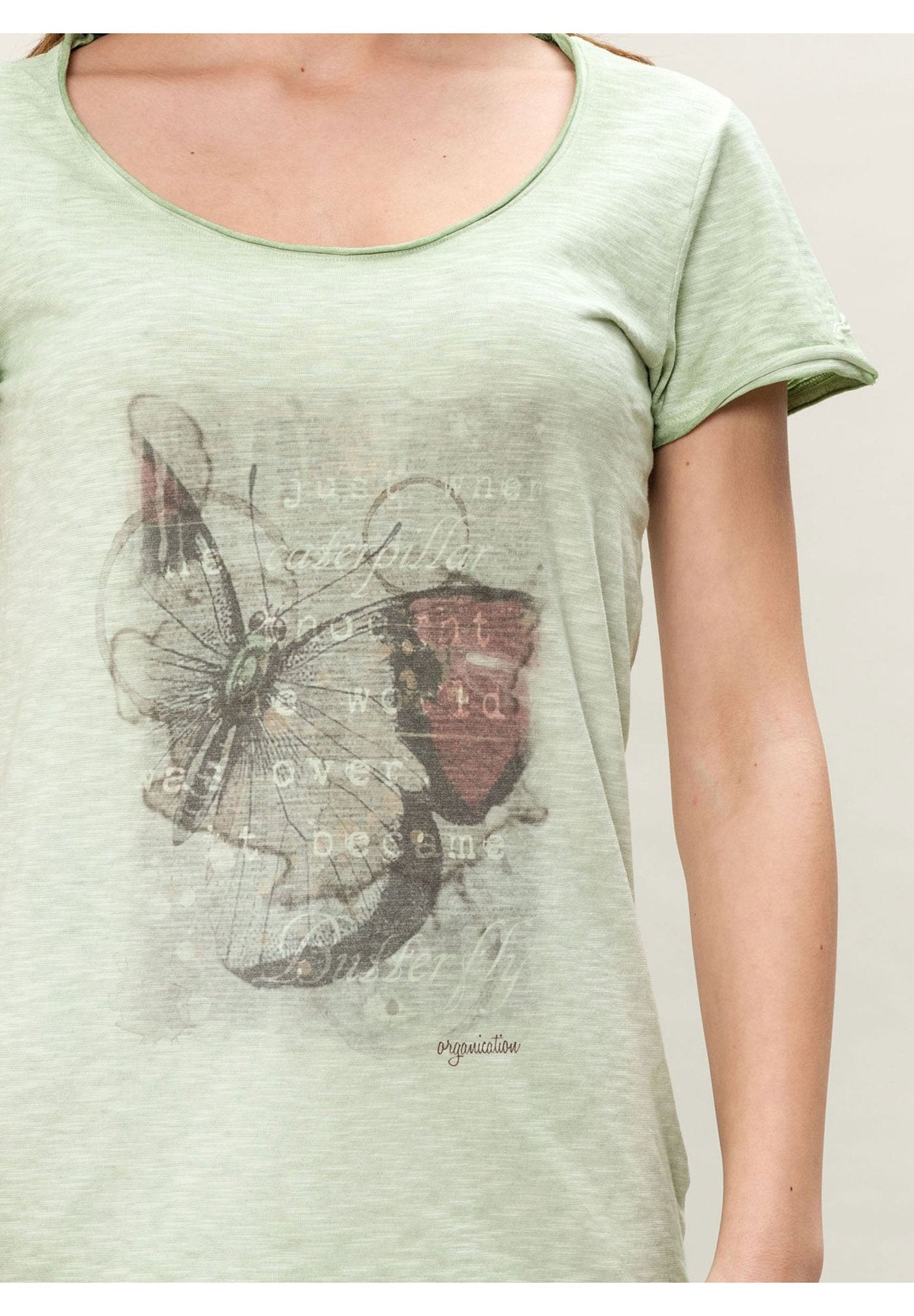 Damen Cold Pigment Dyed T-Shirt aus Bio-Baumwolle