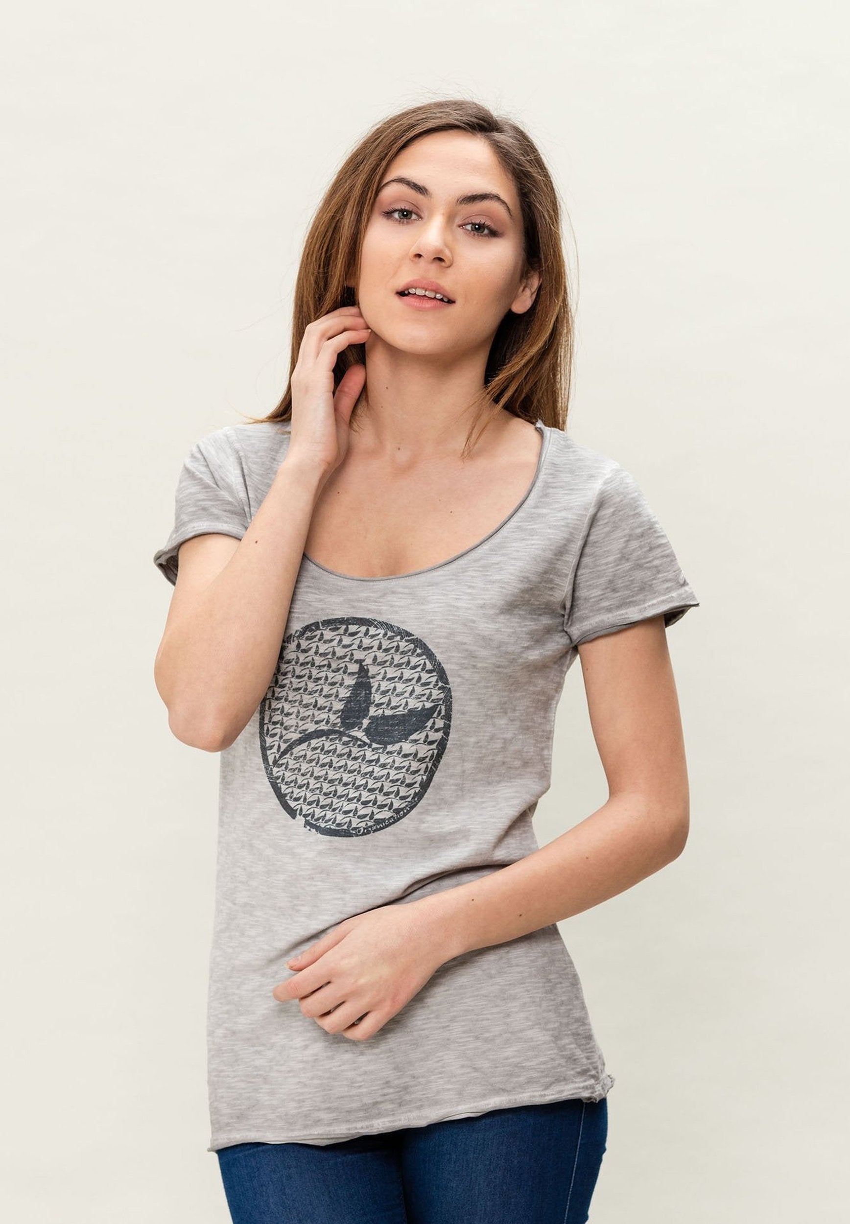 Damen Cold Pigment Dyed T-Shirt aus Bio-Baumwolle