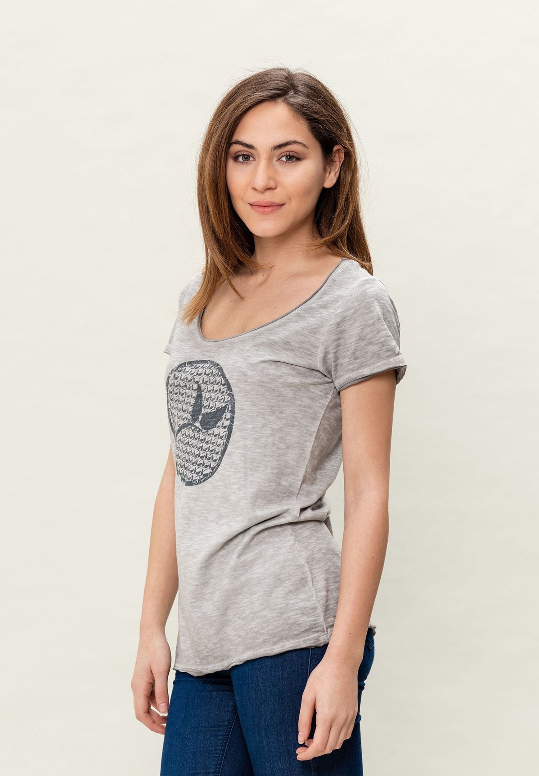 Damen Cold Pigment Dyed T-Shirt aus Bio-Baumwolle