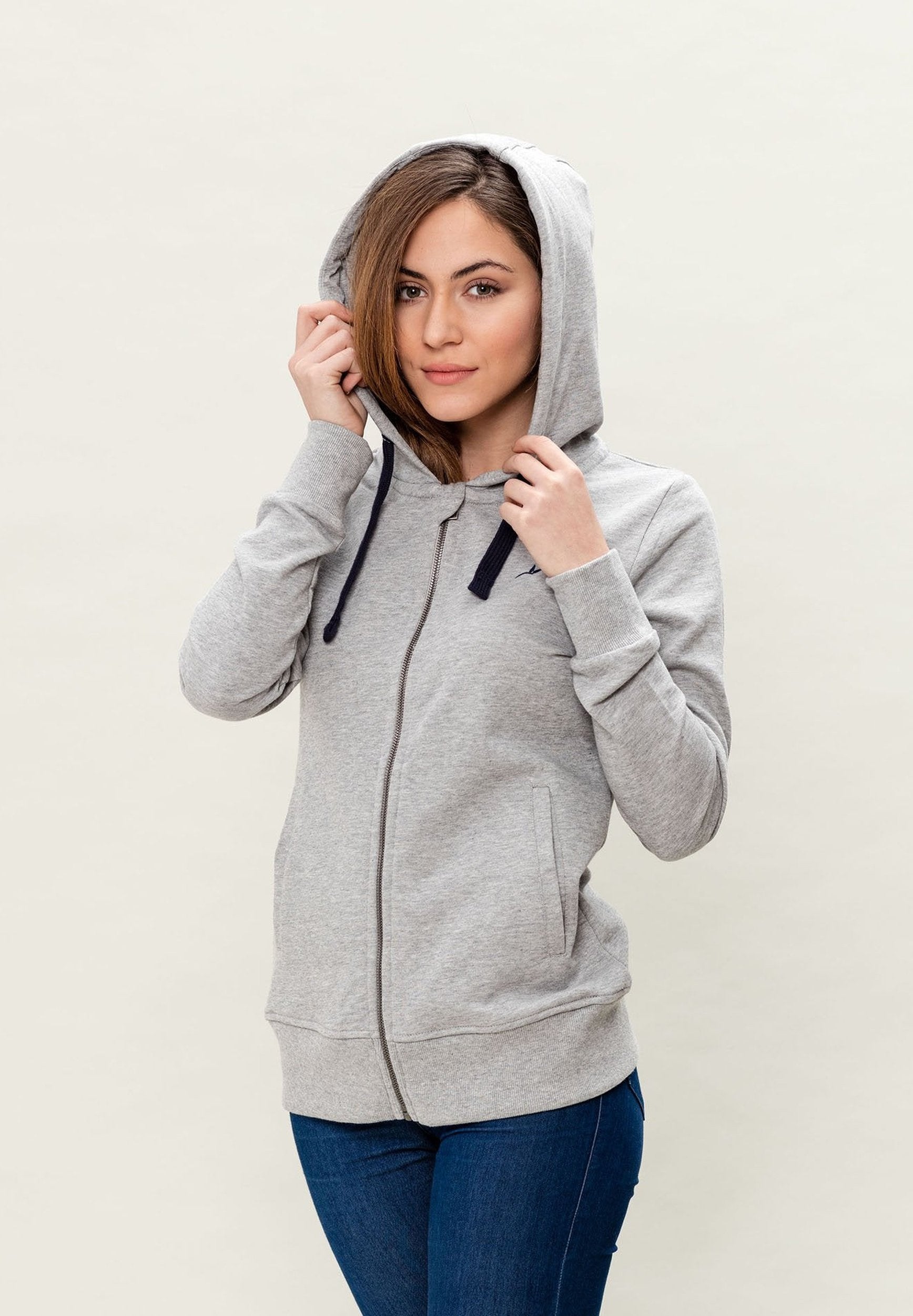 Sweatjacke aus Bio-Baumwolle