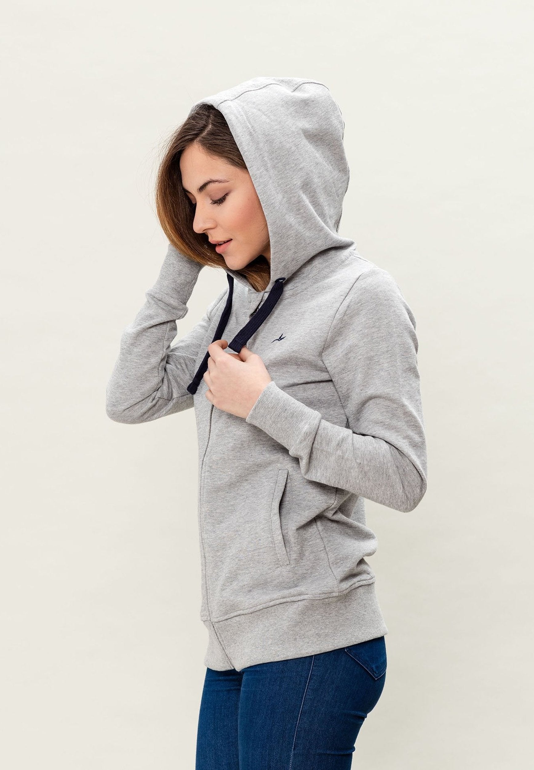 Sweatjacke aus Bio-Baumwolle