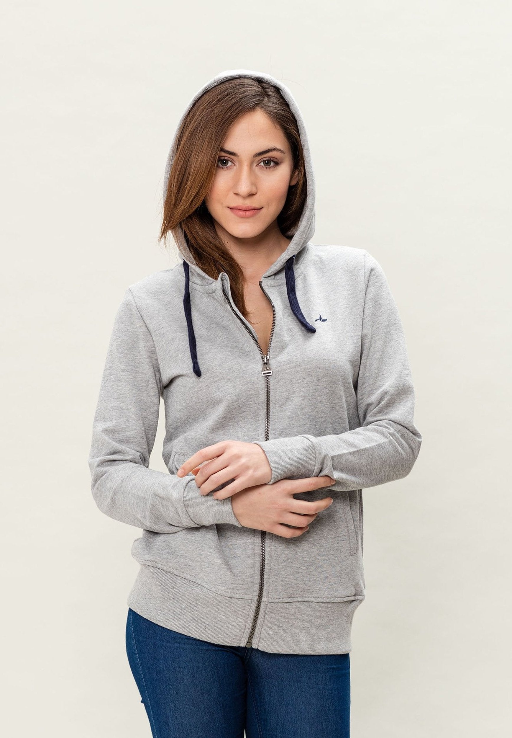 Sweatjacke aus Bio-Baumwolle