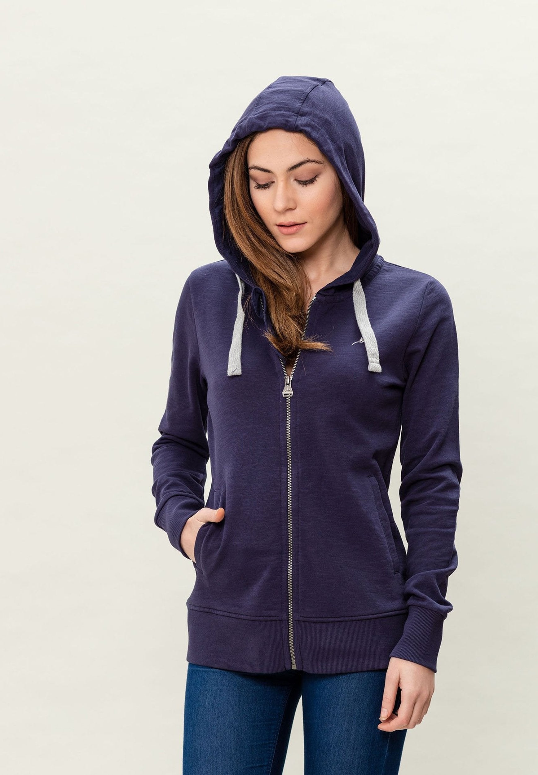 Sweatjacke aus Bio-Baumwolle