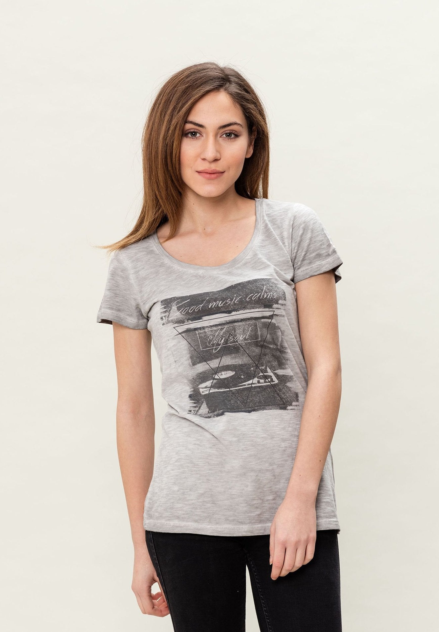 Damen Cold Pigment Dyed T-Shirt aus Bio-Baumwolle