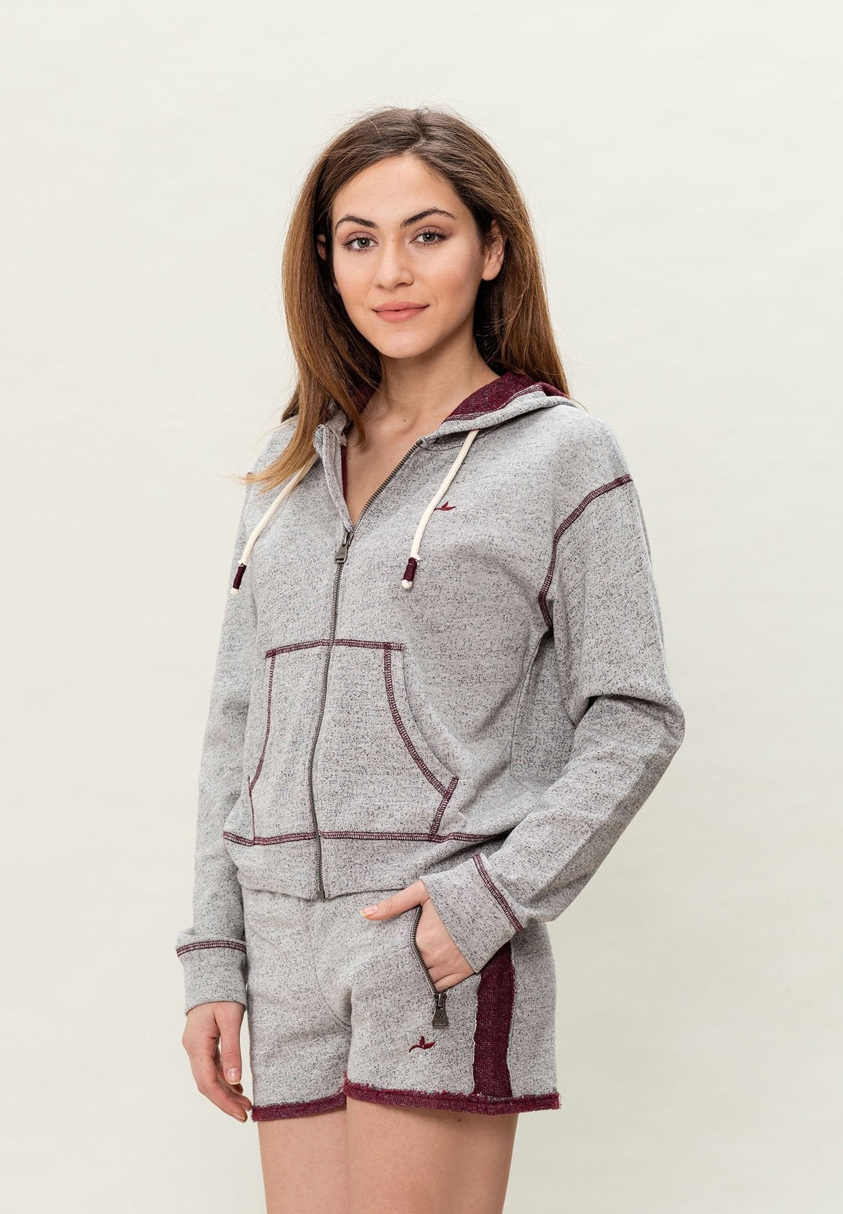 Sweatjacke aus Bio-Baumwolle