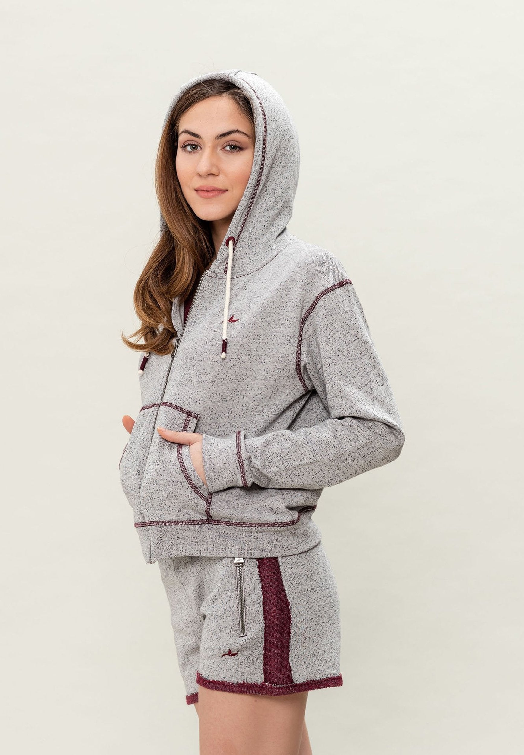 Sweatjacke aus Bio-Baumwolle