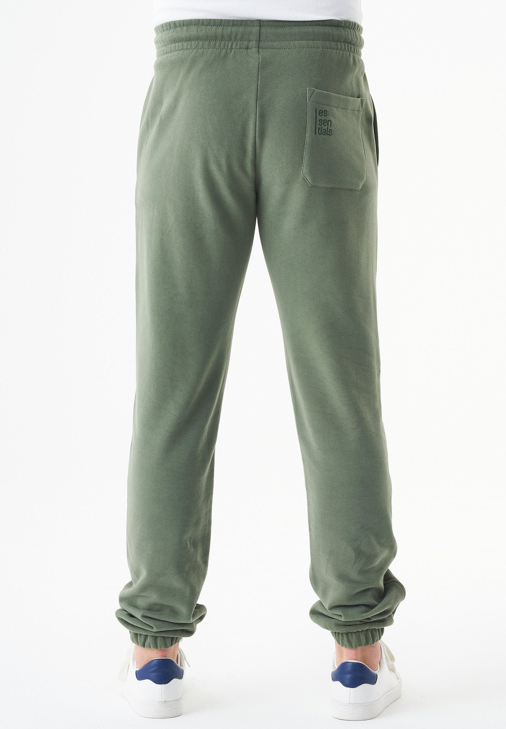 ESSENTIALS-PARS- Soft Touch Sweathose aus Bio-Baumwolle