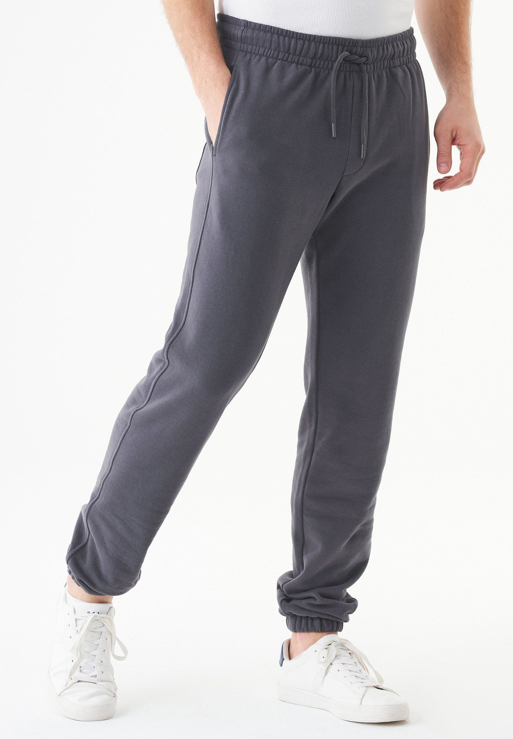 ESSENTIALS-PARS- Soft Touch Sweathose aus Bio-Baumwolle