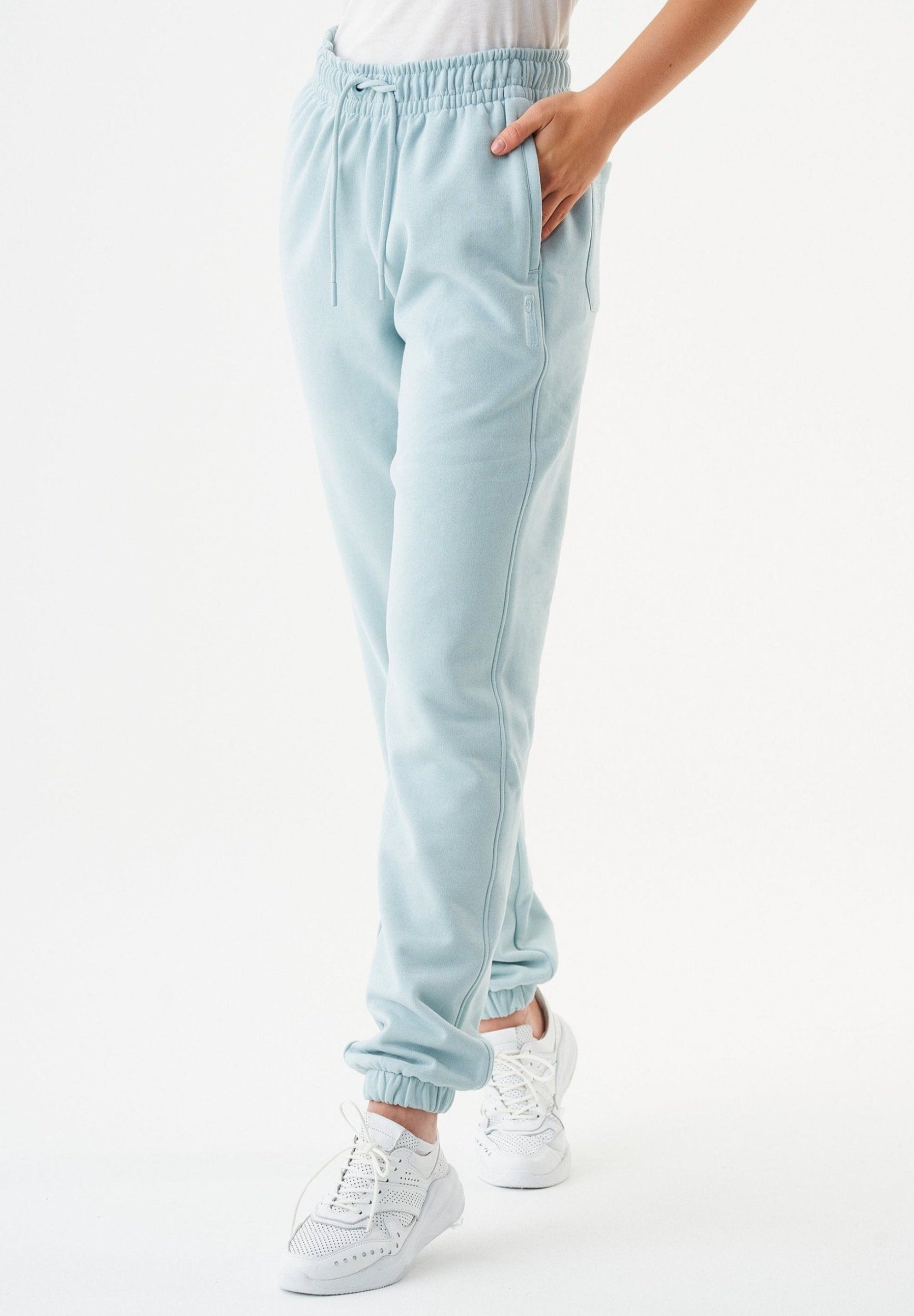 ESSENTIALS-PERI- Soft Touch Sweathose aus Bio-Baumwolle