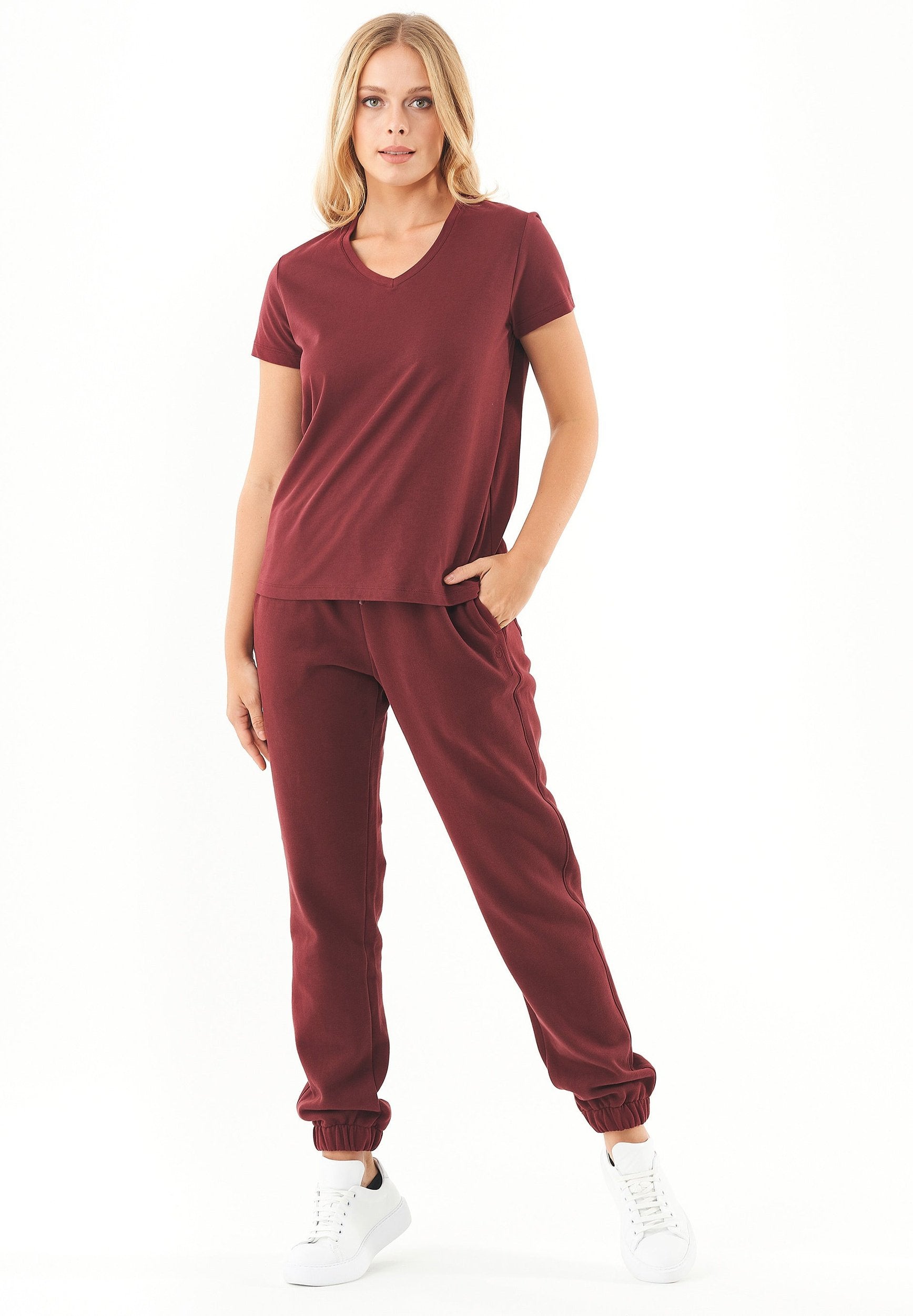 PERRIE - Soft Touch Sweathose aus Bio-Baumwolle