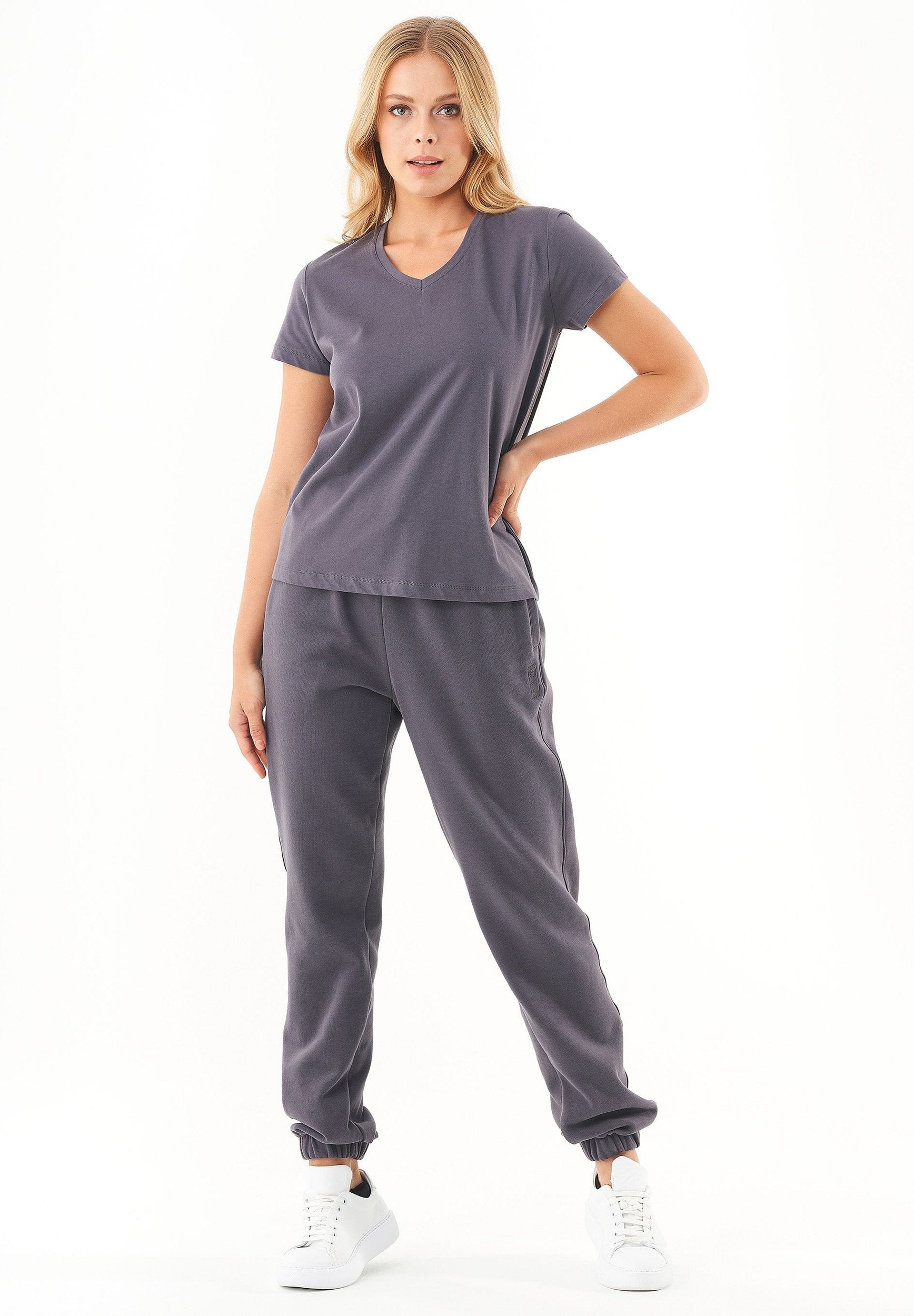 PERRIE Soft Touch Sweathose aus Bio-Baumwolle