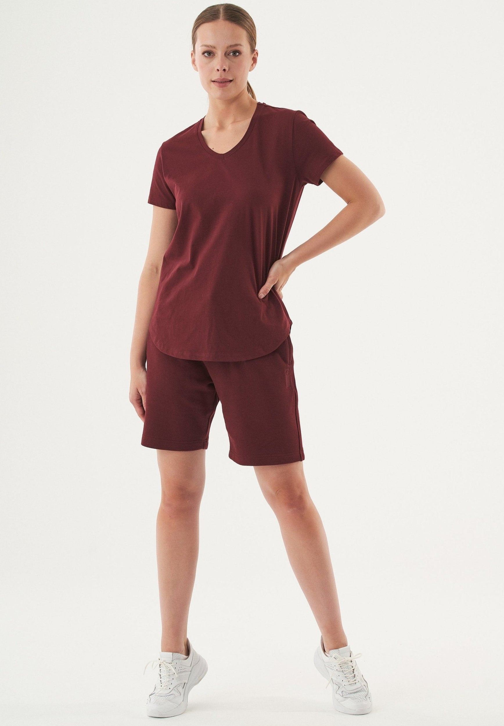 ESSENTIALS-SHEYMA- Shorts aus Bio-Baumwolle