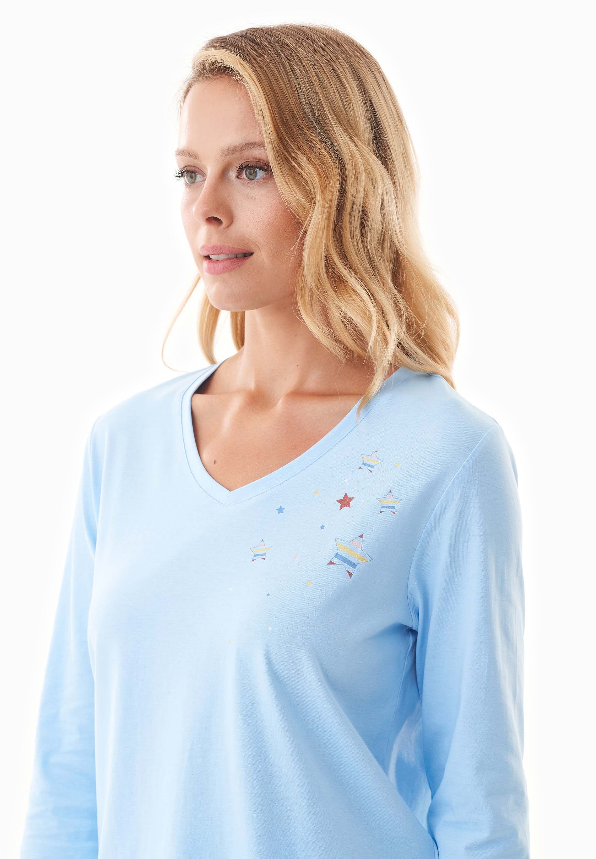 TIEERRA | Pyjama-Set aus Bio-Baumwolle