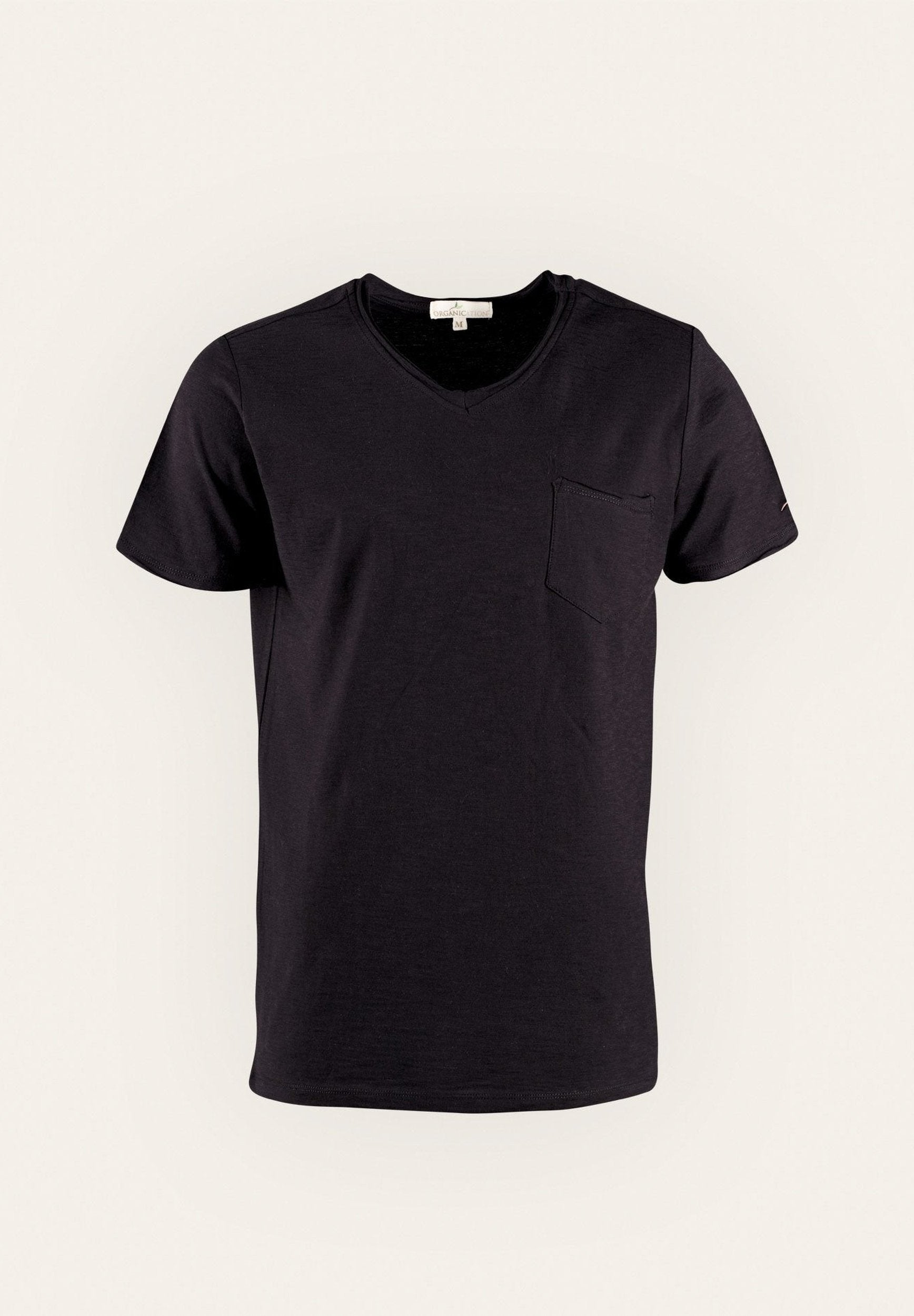T-Shirt aus Bio-Baumwolle mit Brusttasche