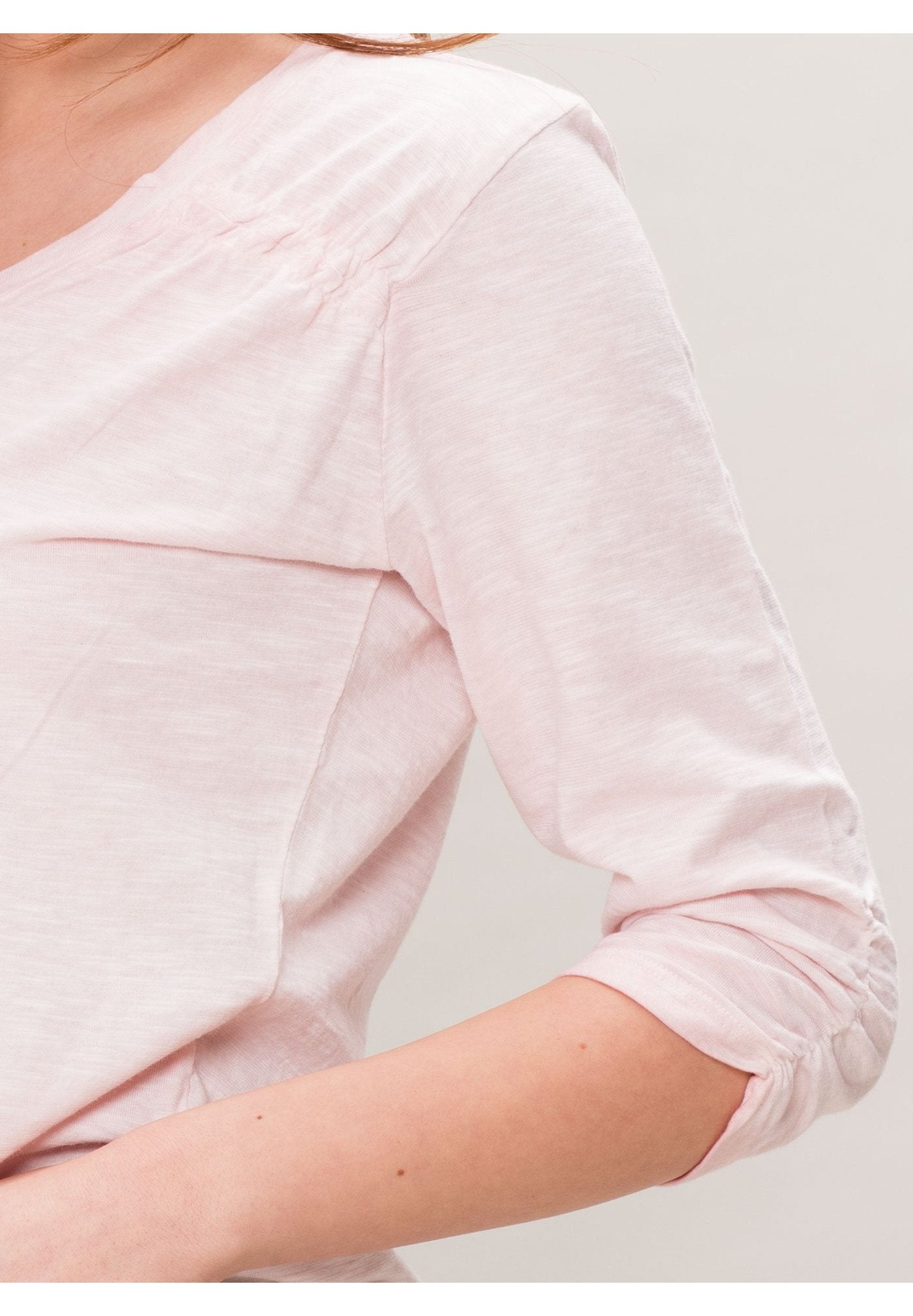 Garment Dyed 3/4-Arm-T-Shirt aus Bio-Baumwolle